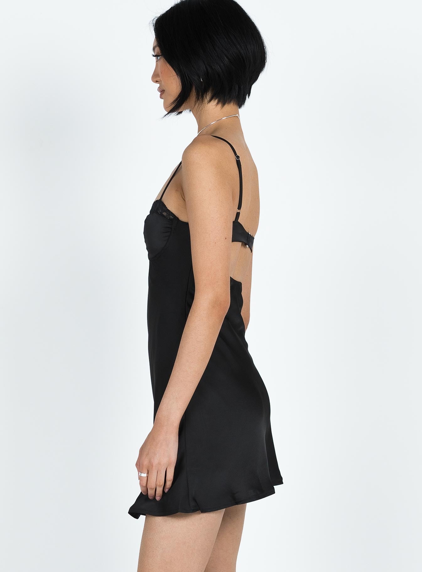 Moniz Mini Dress Black - Image 4