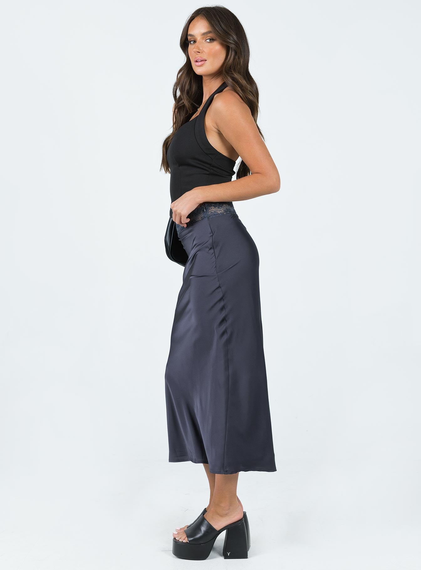 The Charmaine Maxi Skirt Slate - Image 8