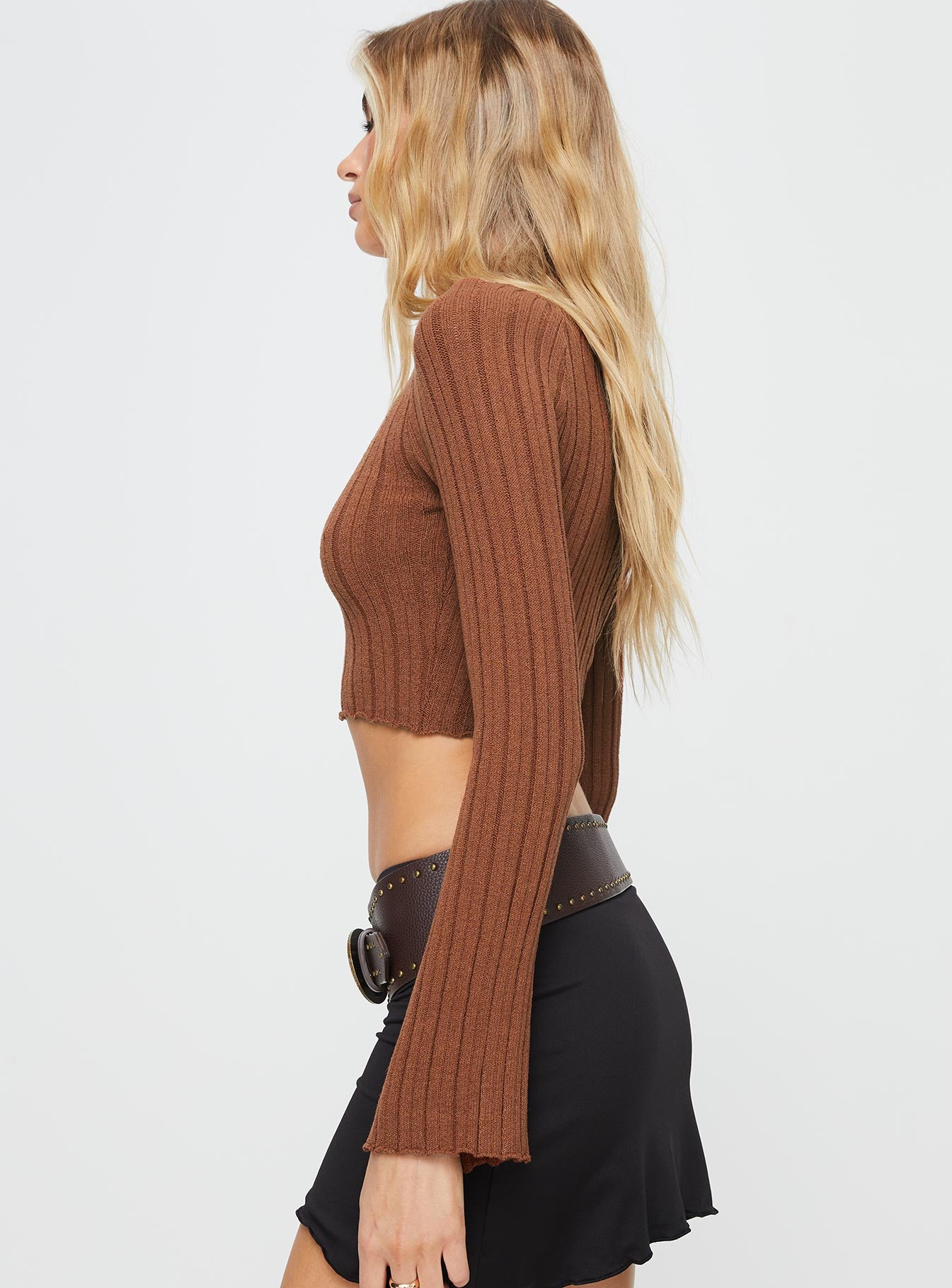 Santorini Knit Top Rust - Image 4