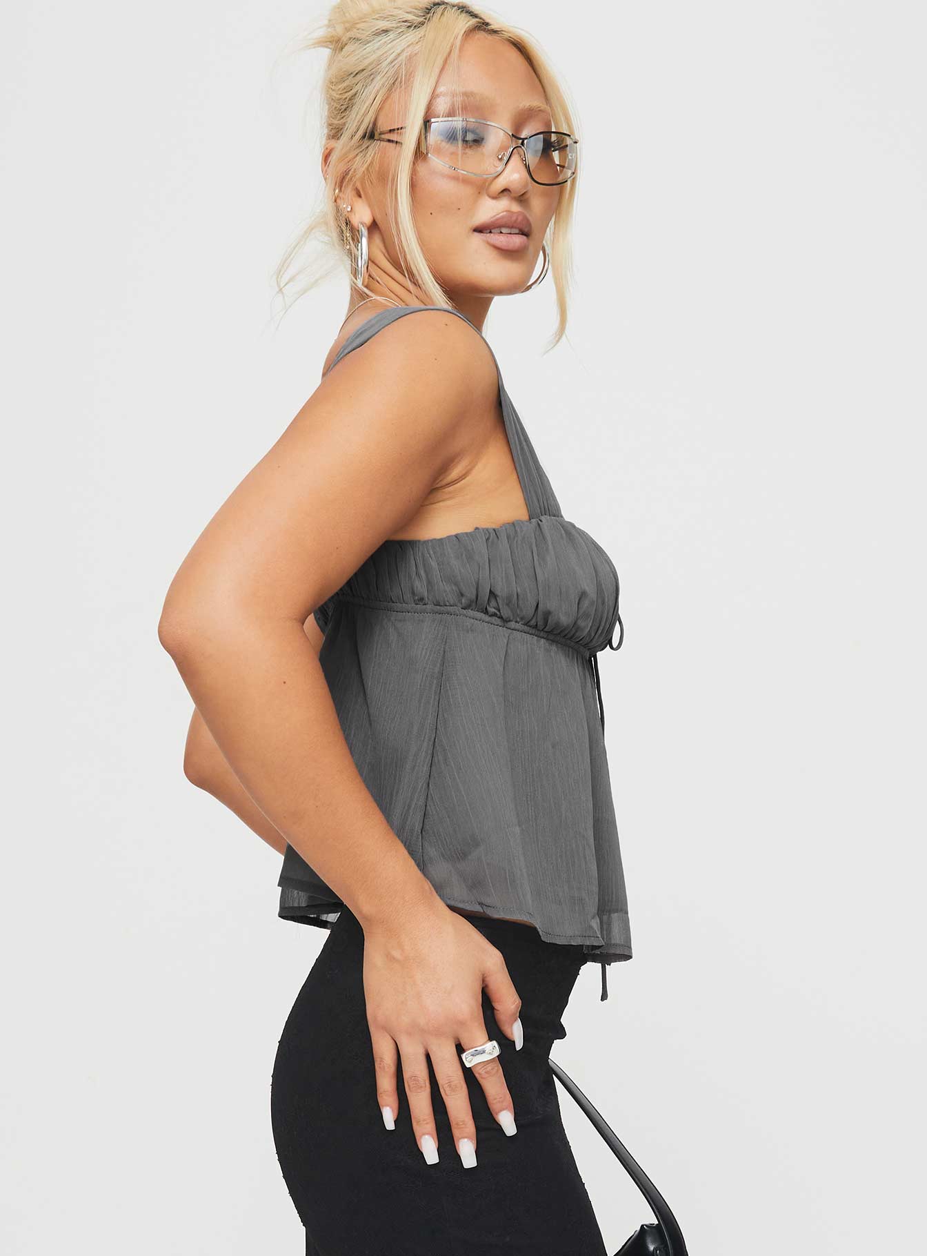 Mooney Top Slate Grey - Image 4