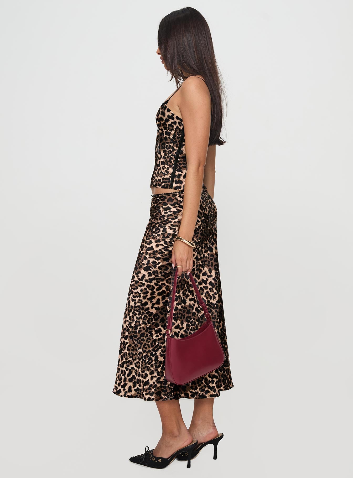 Enigmatic Maxi Skirt Leopard - Image 4