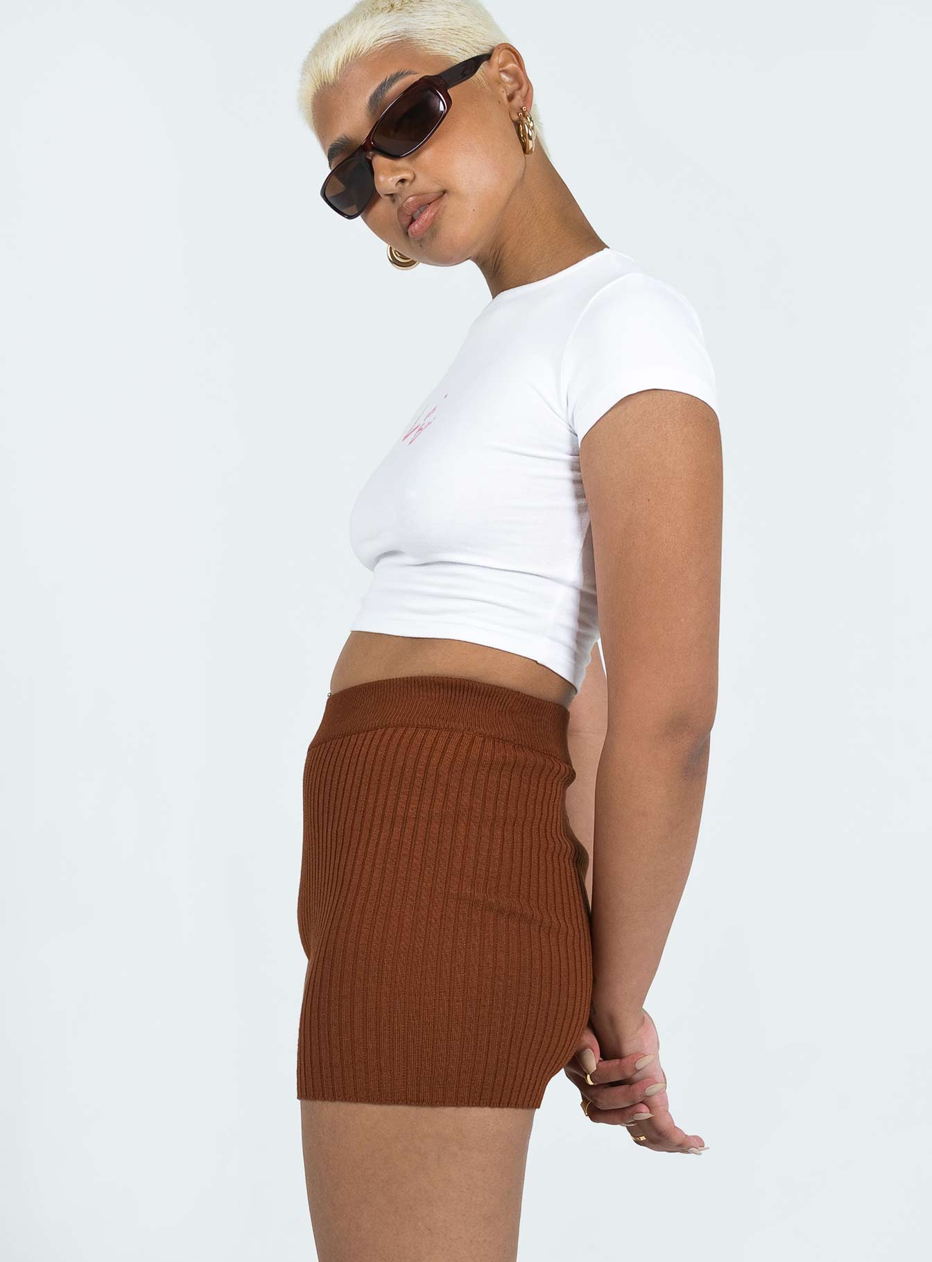 Skylar Bike Shorts Brown - Image 3