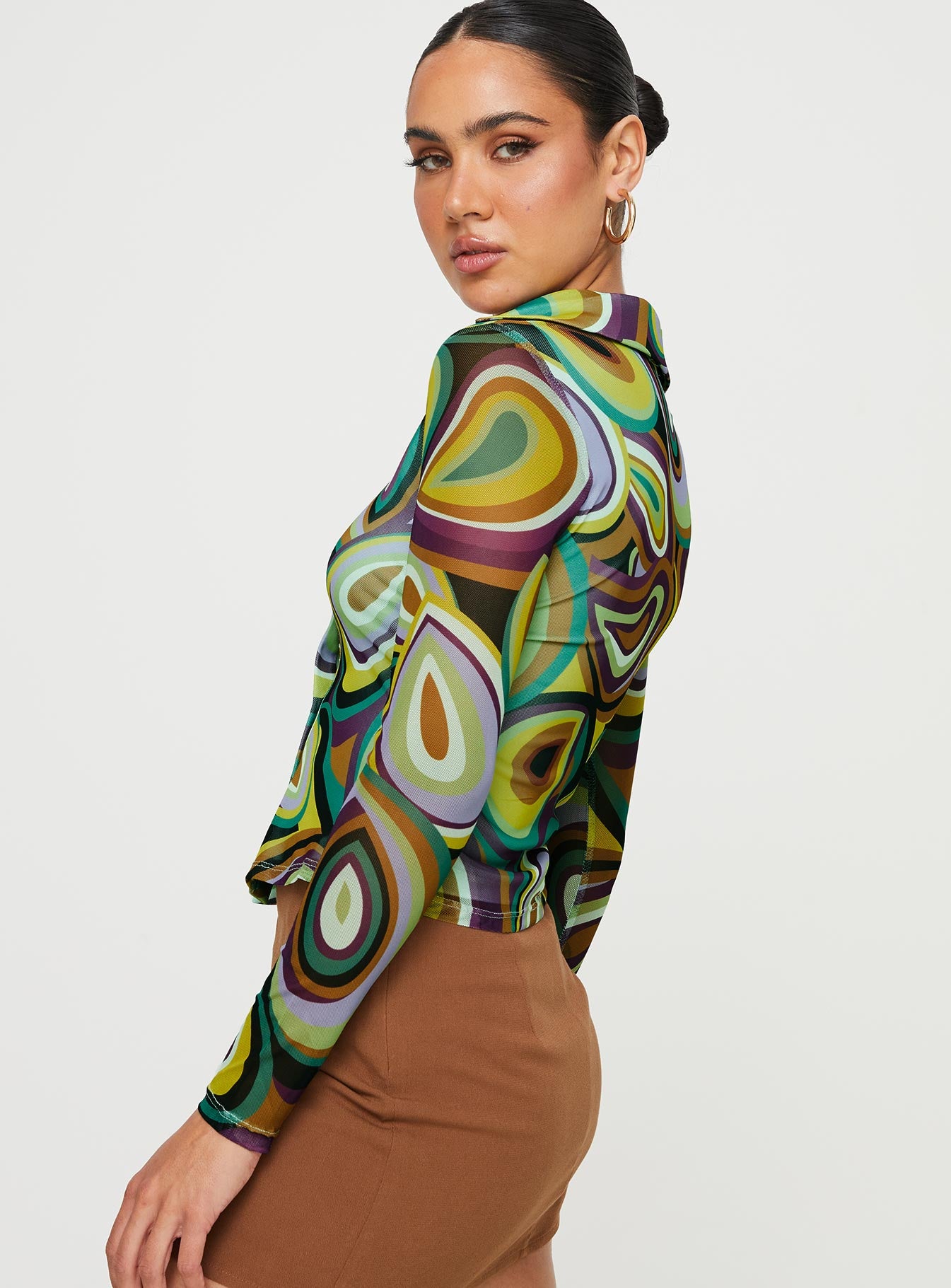 Blanca Long Sleeve Top Multi - Image 4