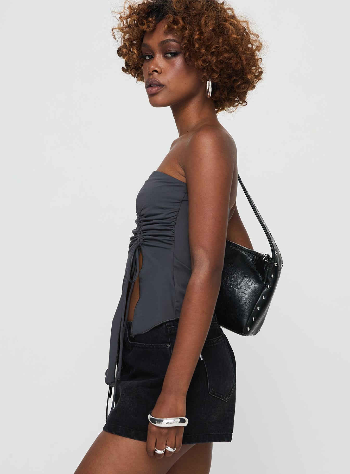 Dessy Strapless Top Slate - Image 4