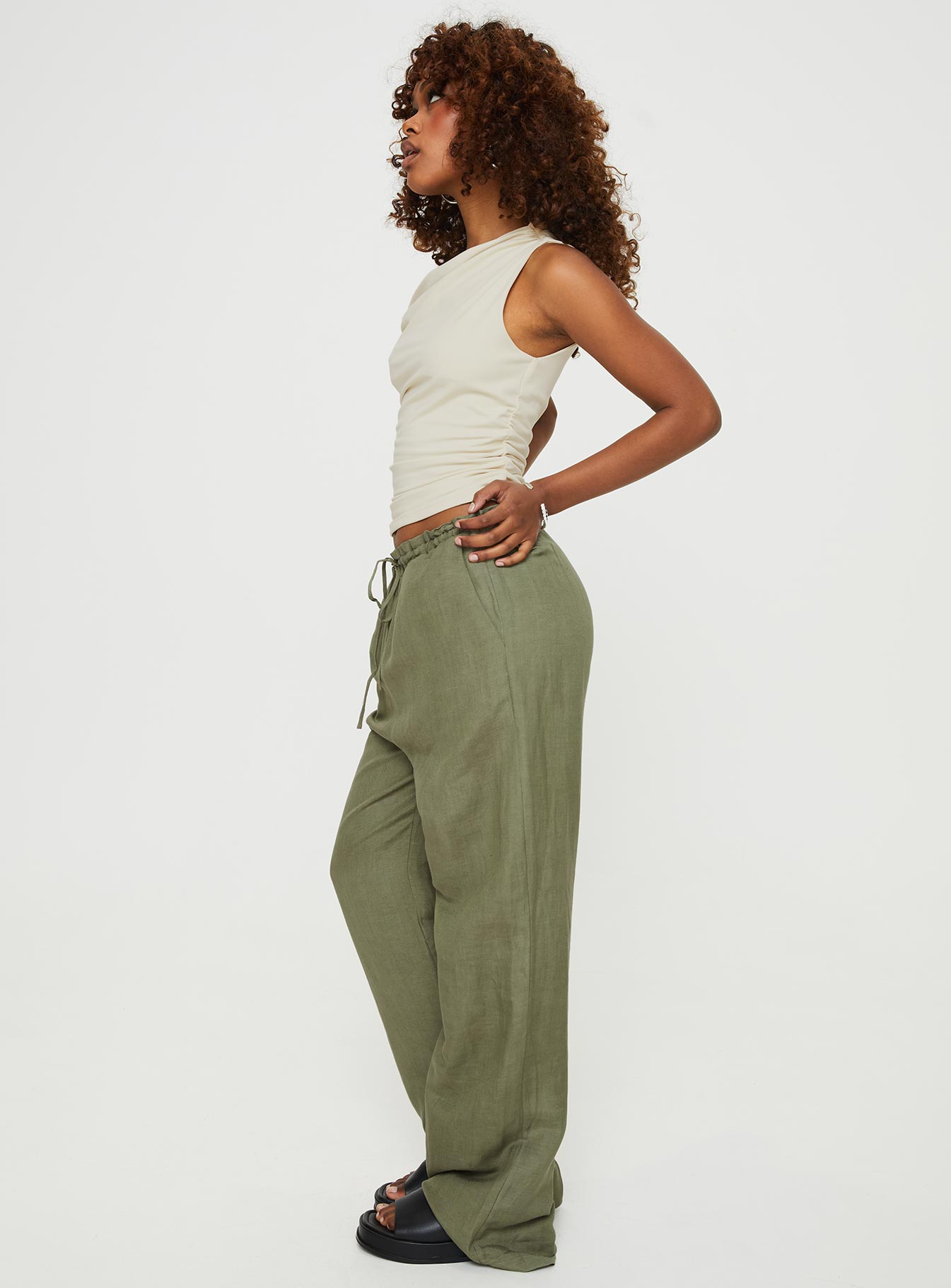 La Palma Pants Khaki - Image 4