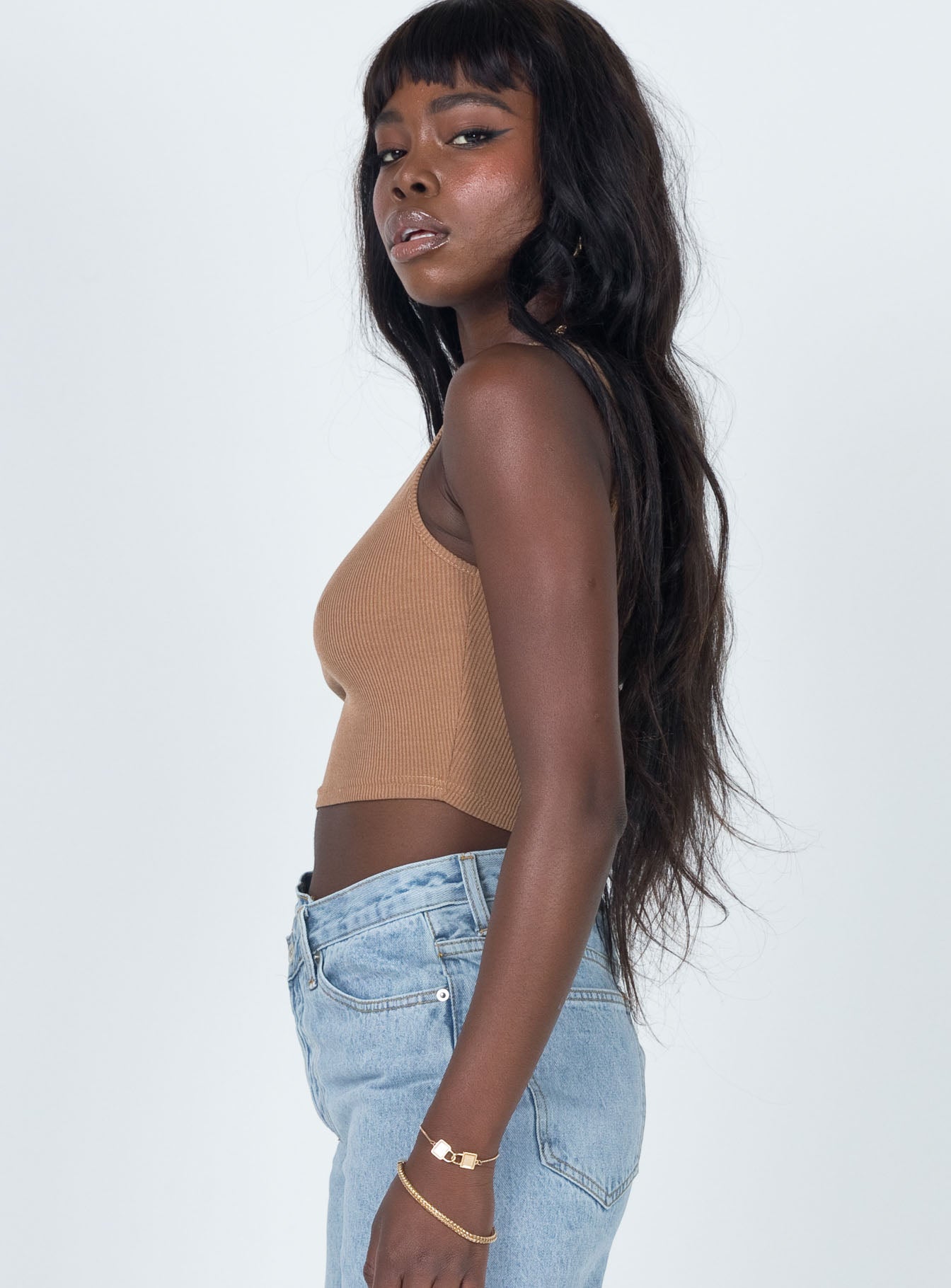 Darlington Crop Top Brown - Image 5