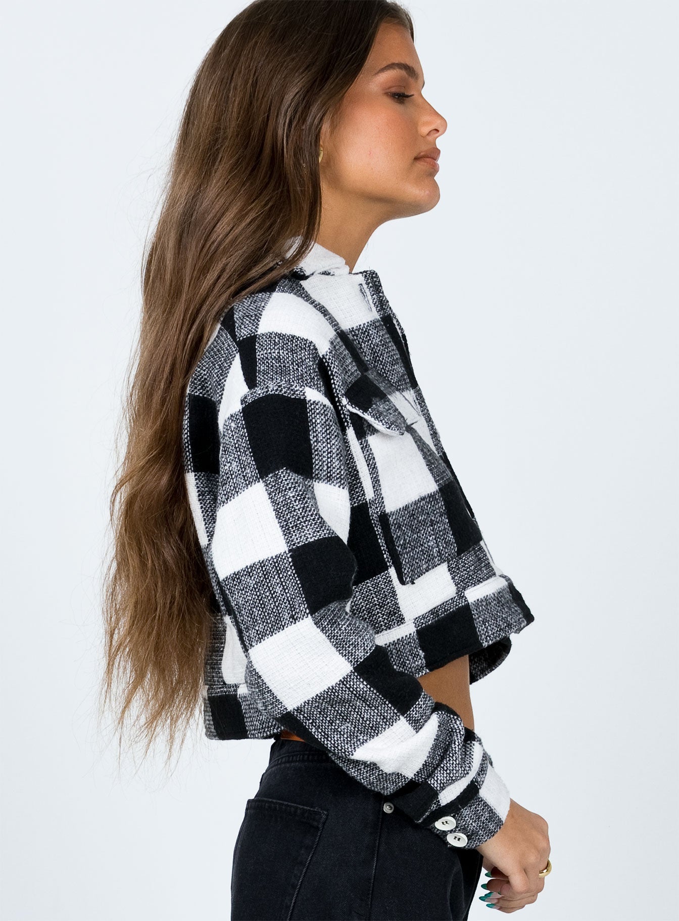 Jackie Jacket Black/White - Image 3