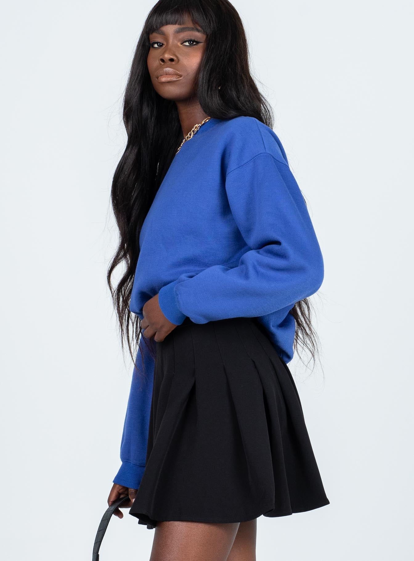 Lucid Mini Skirt Black - Image 4