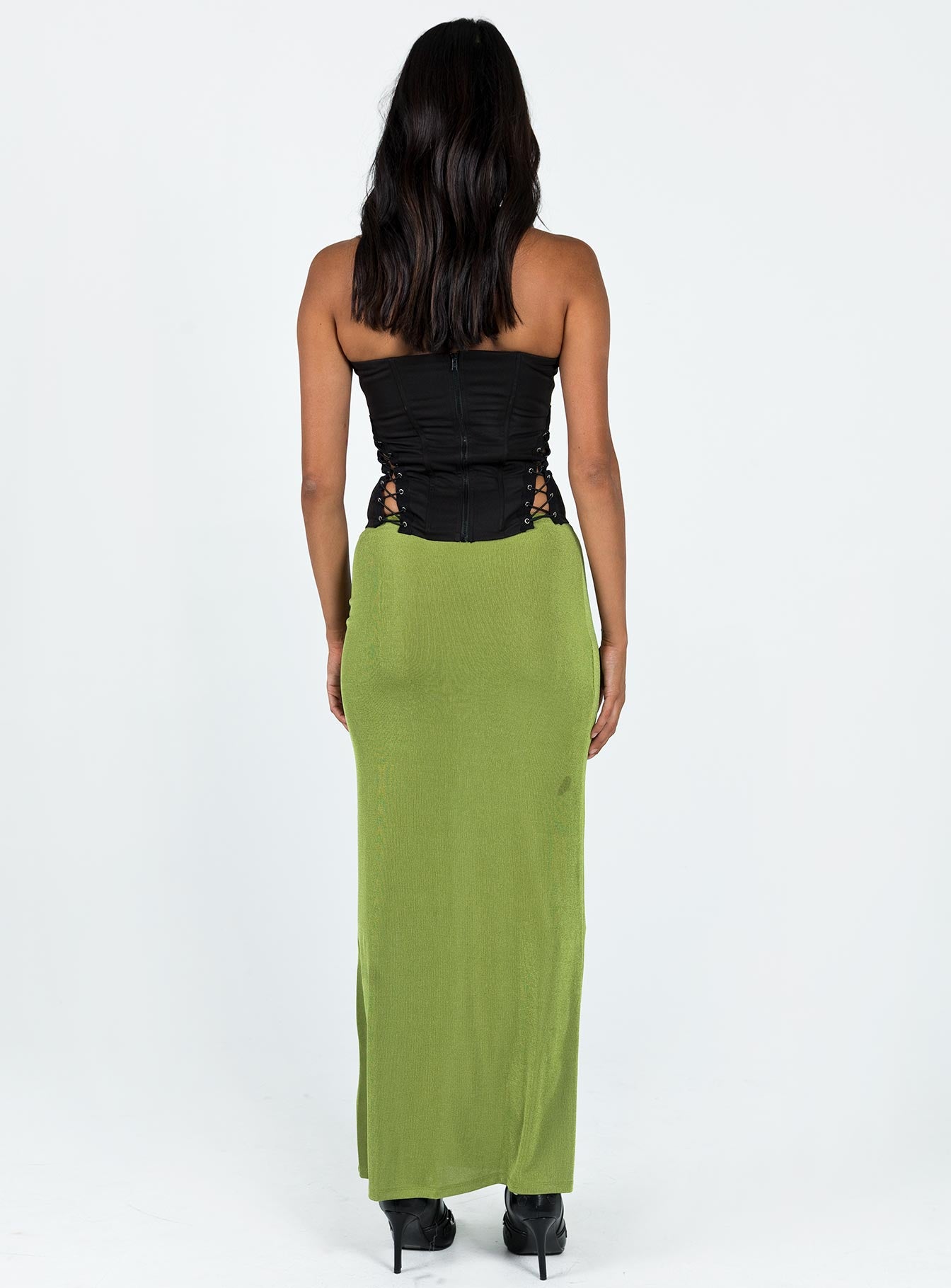 Harriette Maxi Skirt Green Lower Impact - Image 6