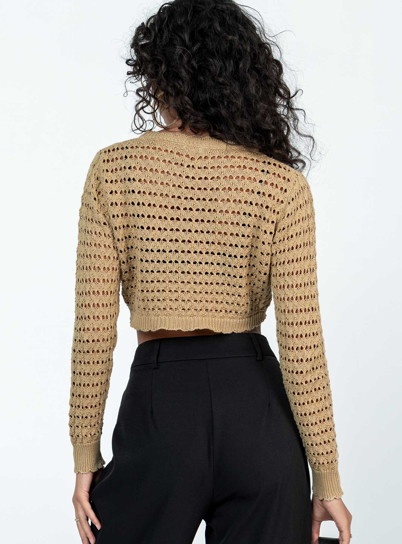 Terra Knit Sweater Beige - Image 4