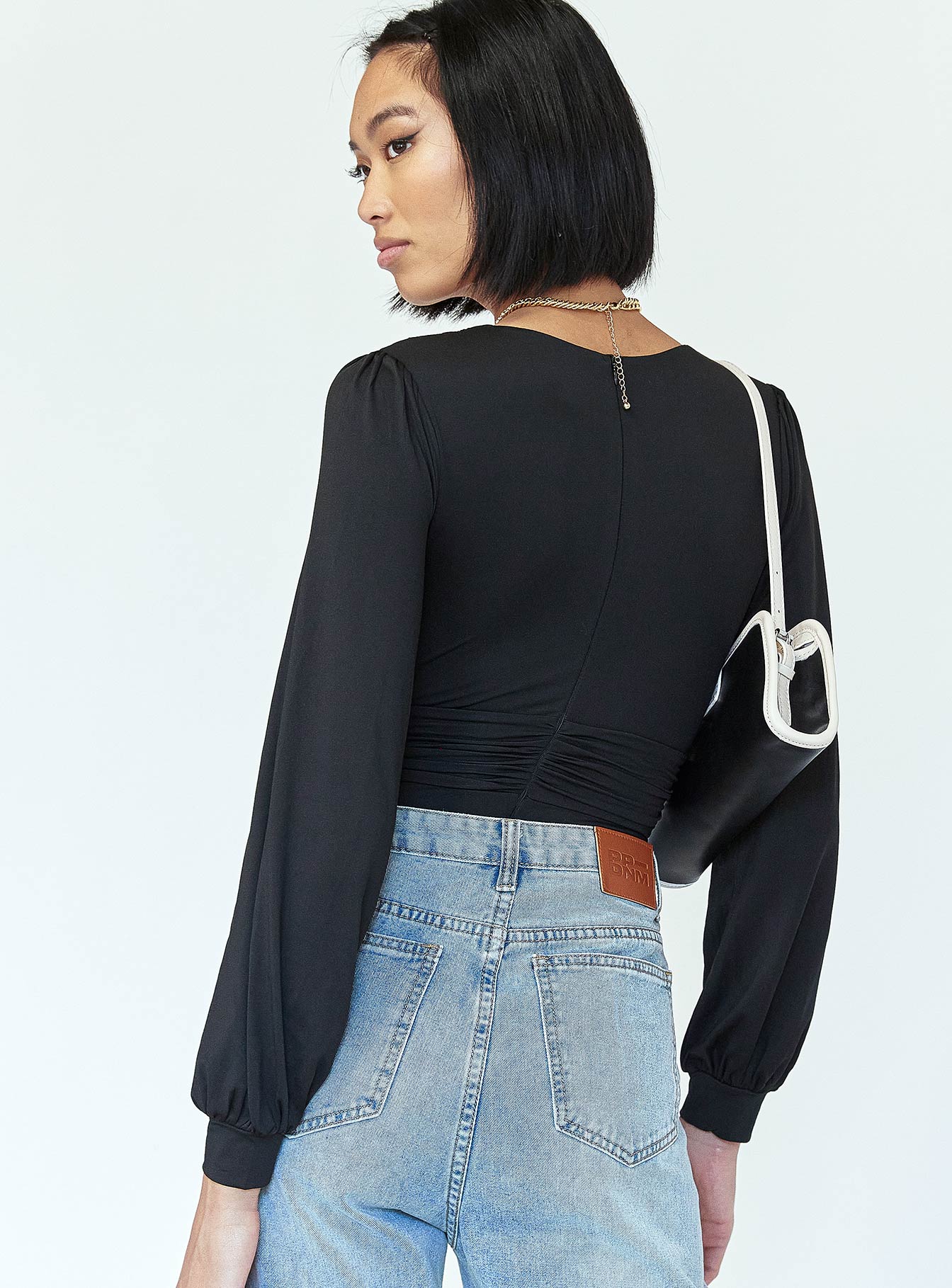 Jude Long Sleeve Bodysuit Black - Image 4