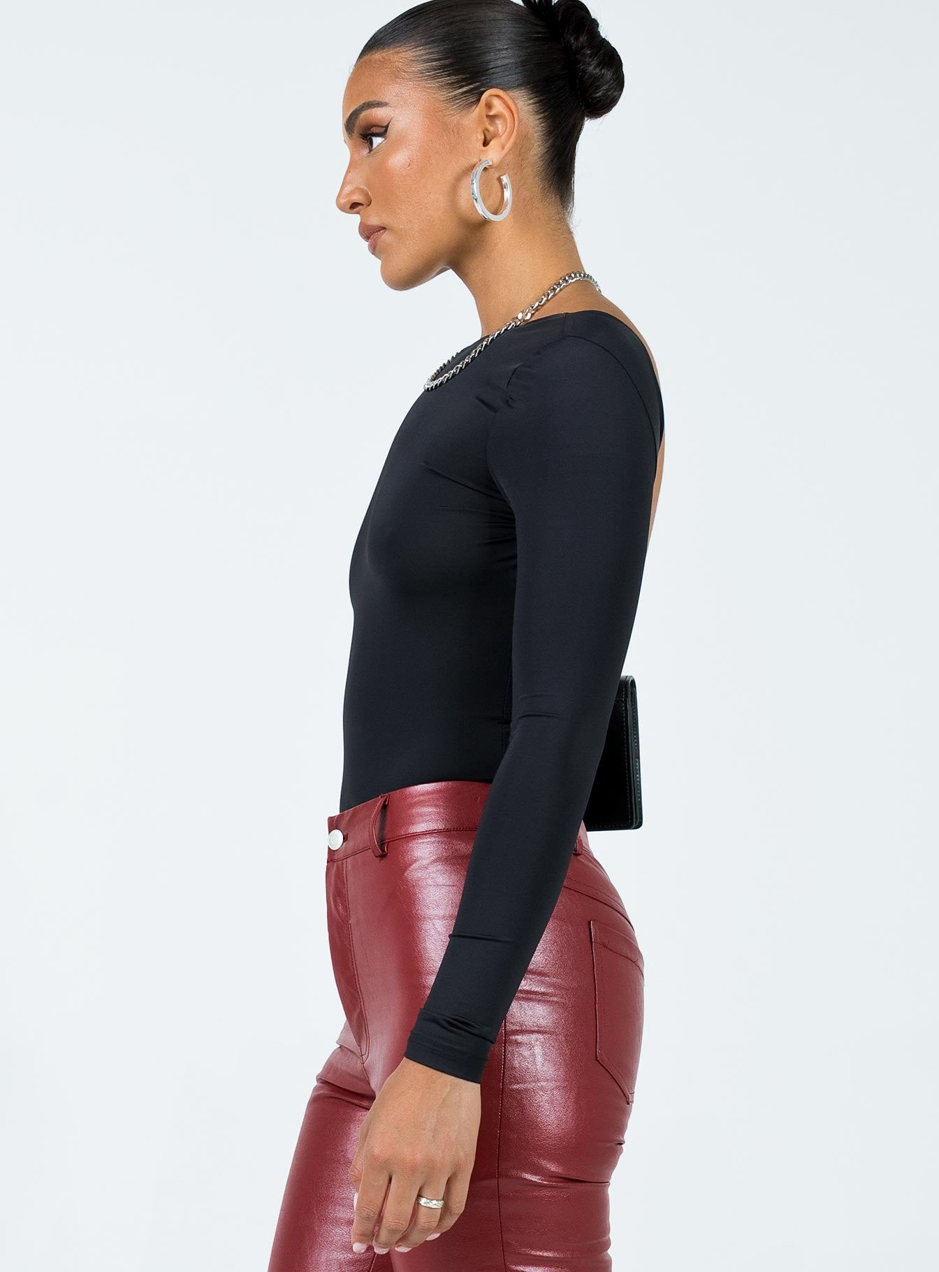 Lavers Long Sleeve Bodysuit Black - Image 5