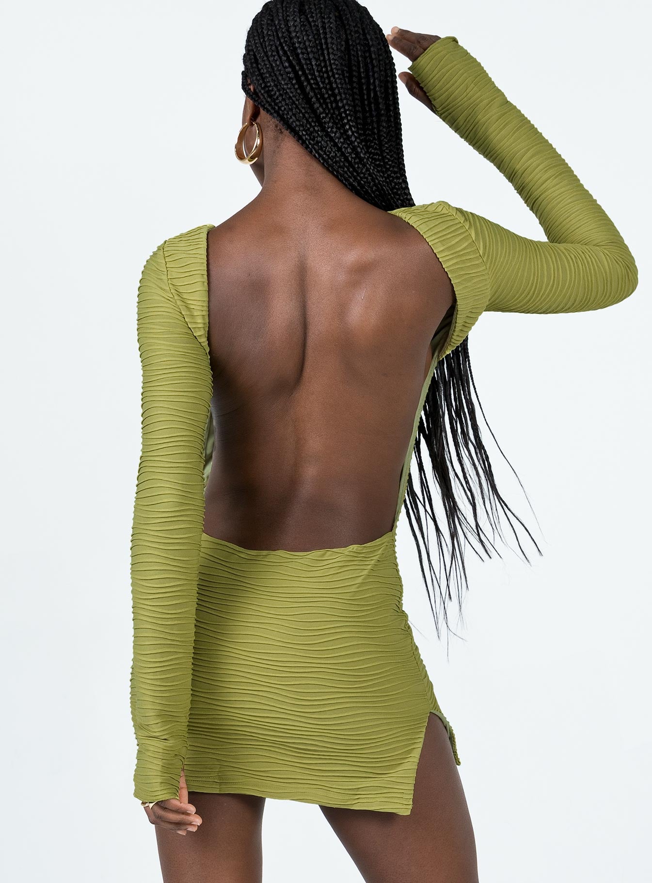 Ignite Mini Dress Green - Image 5