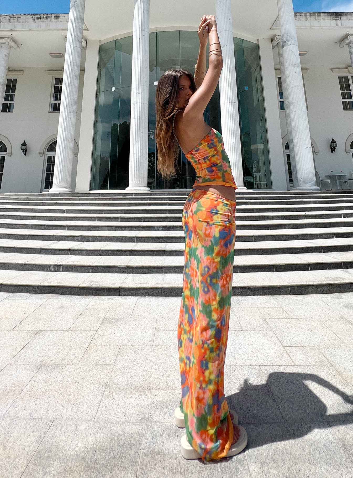 Hillcrest Floral Maxi Skirt Multi - Image 4