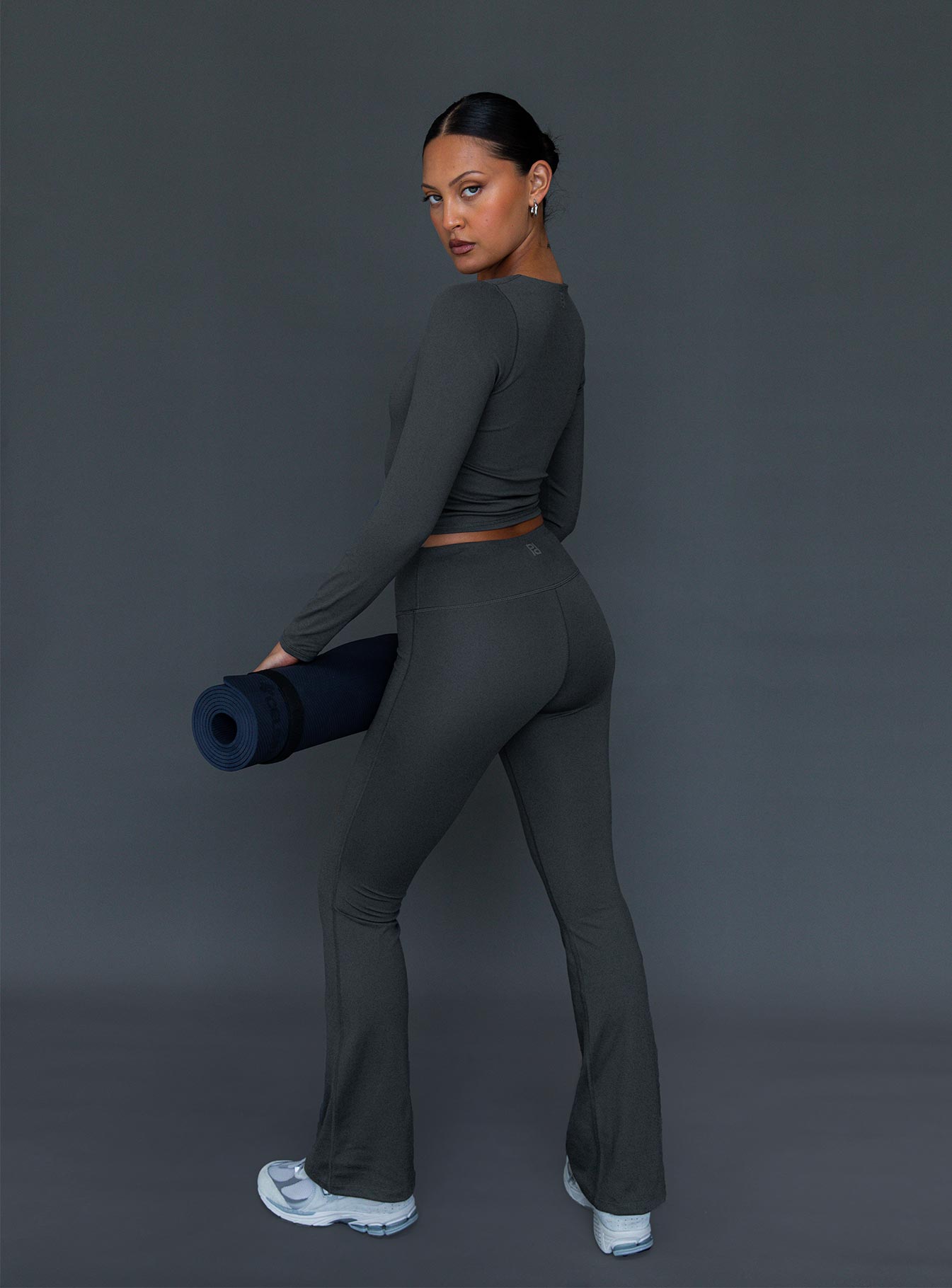 Integrity Activewear Yoga Pants Grey - Image 4