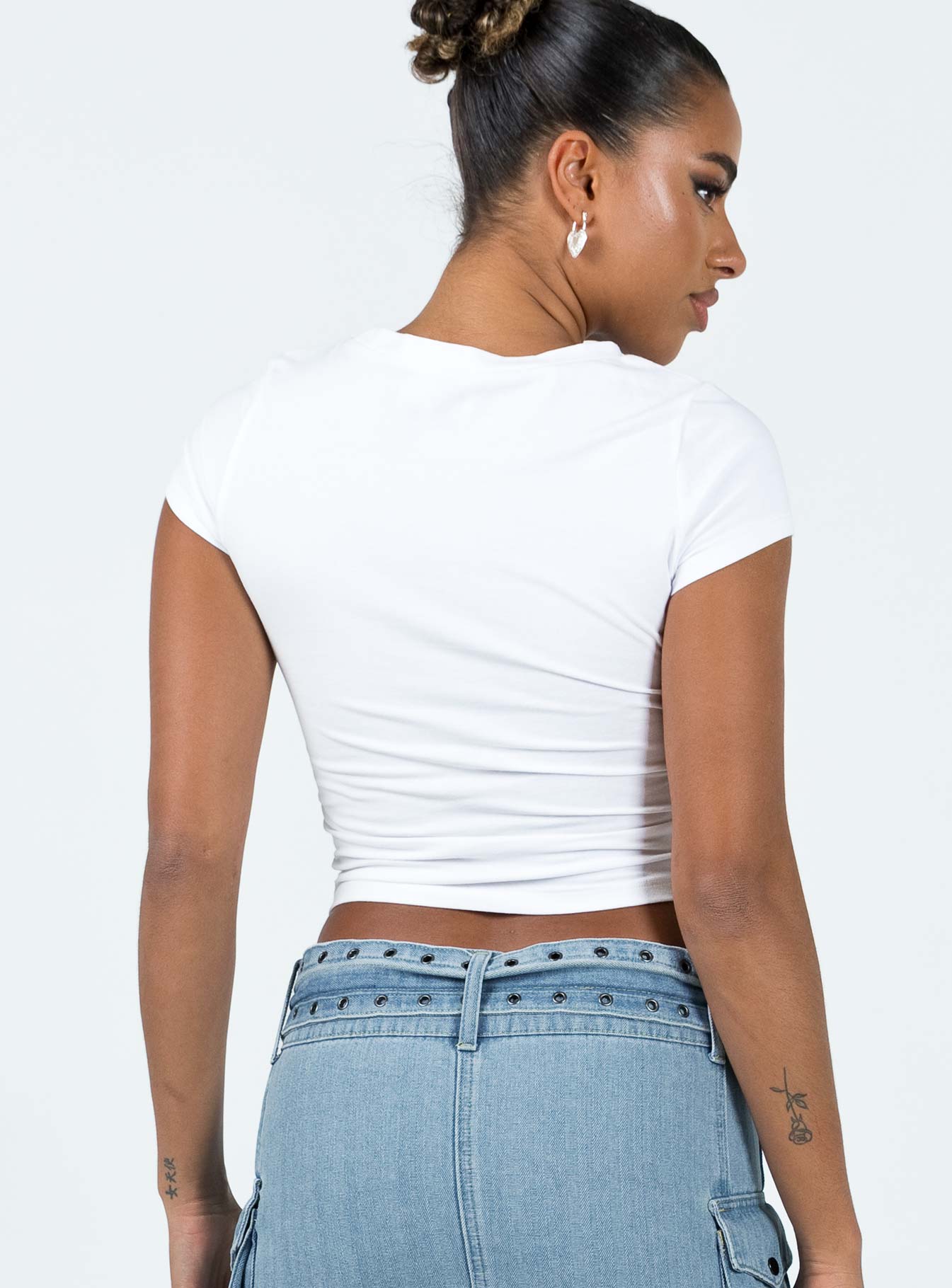 Bisou Top White / Pink - Image 5