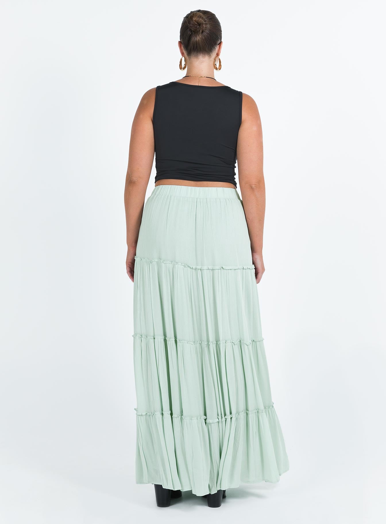 Miriah Maxi Skirt Sage - Image 5