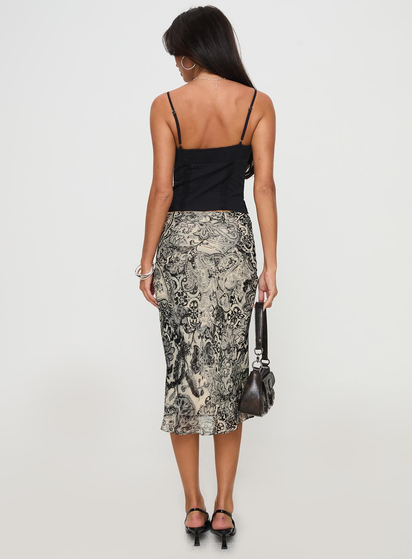 Aubriegh Paisley Midi Skirt Multi - Image 5