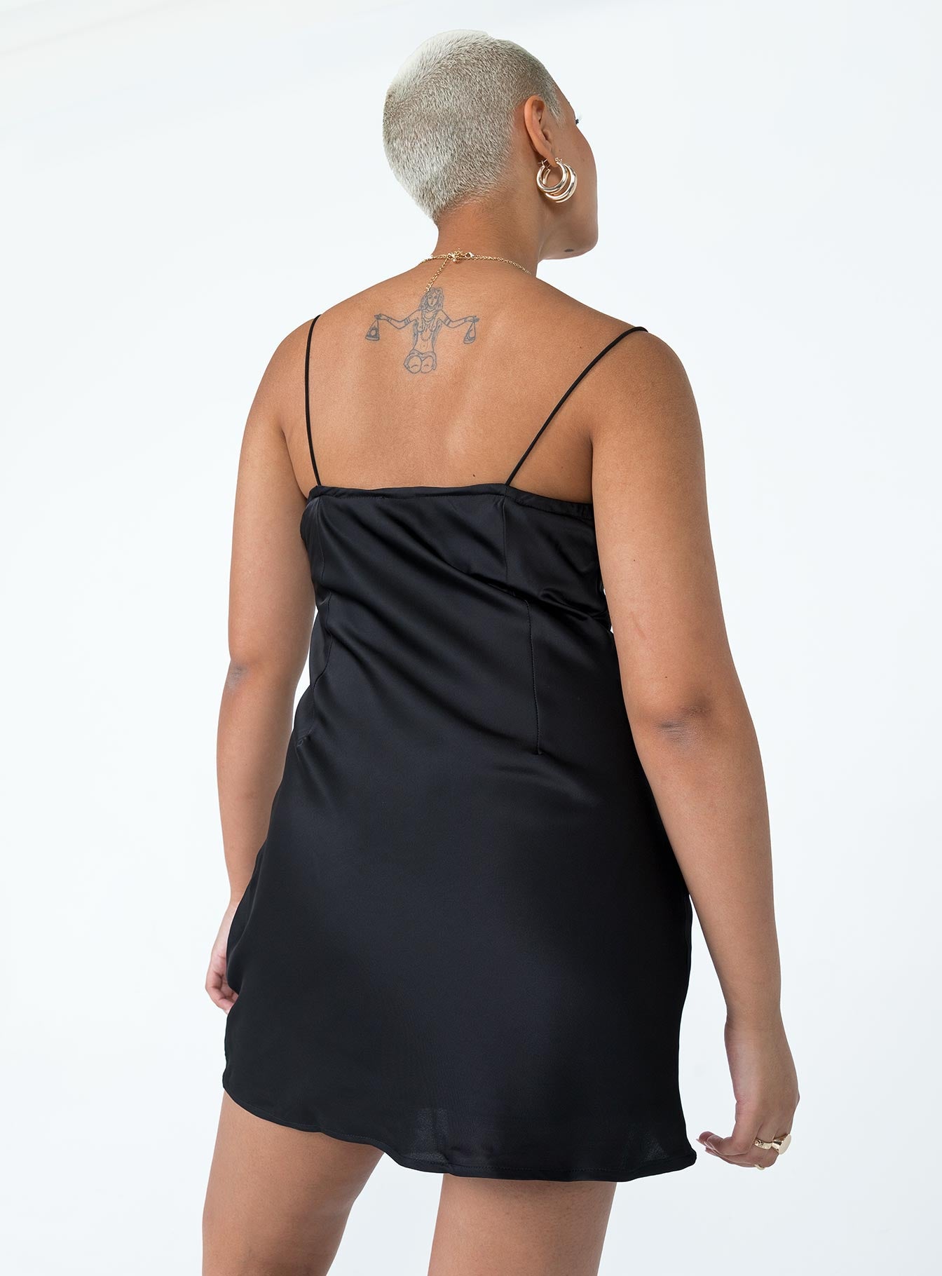 Snowbird Mini Dress Black - Image 5