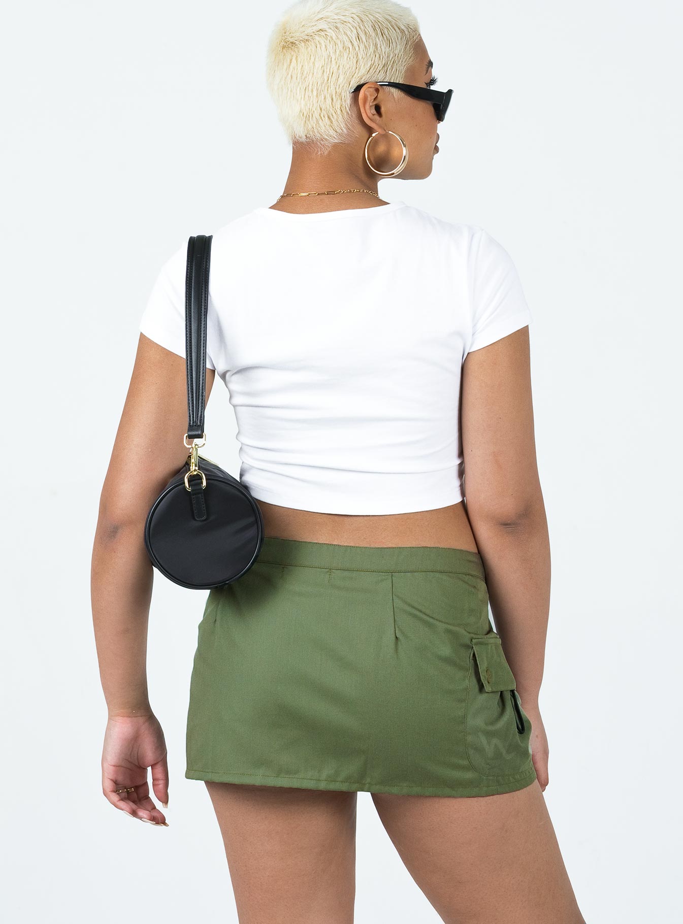 Motel Zephyr Skirt Olive - Image 5