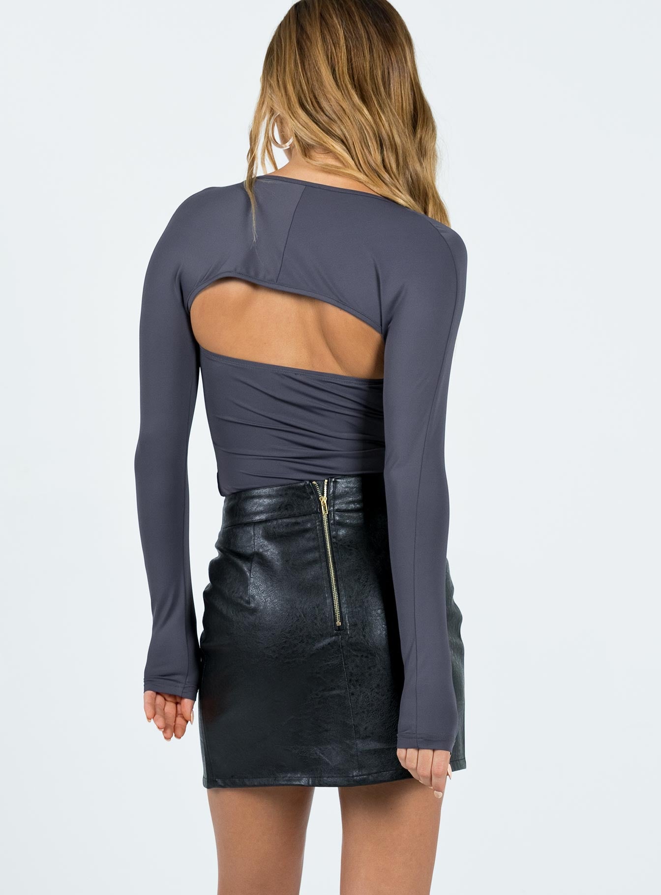The Rizzo Mini Skirt Black - Image 5