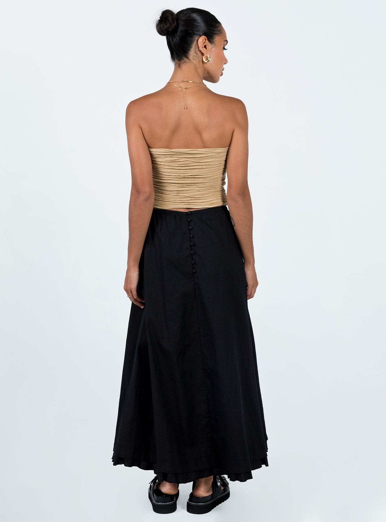Empress Of Love Maxi Skirt Black - Image 5
