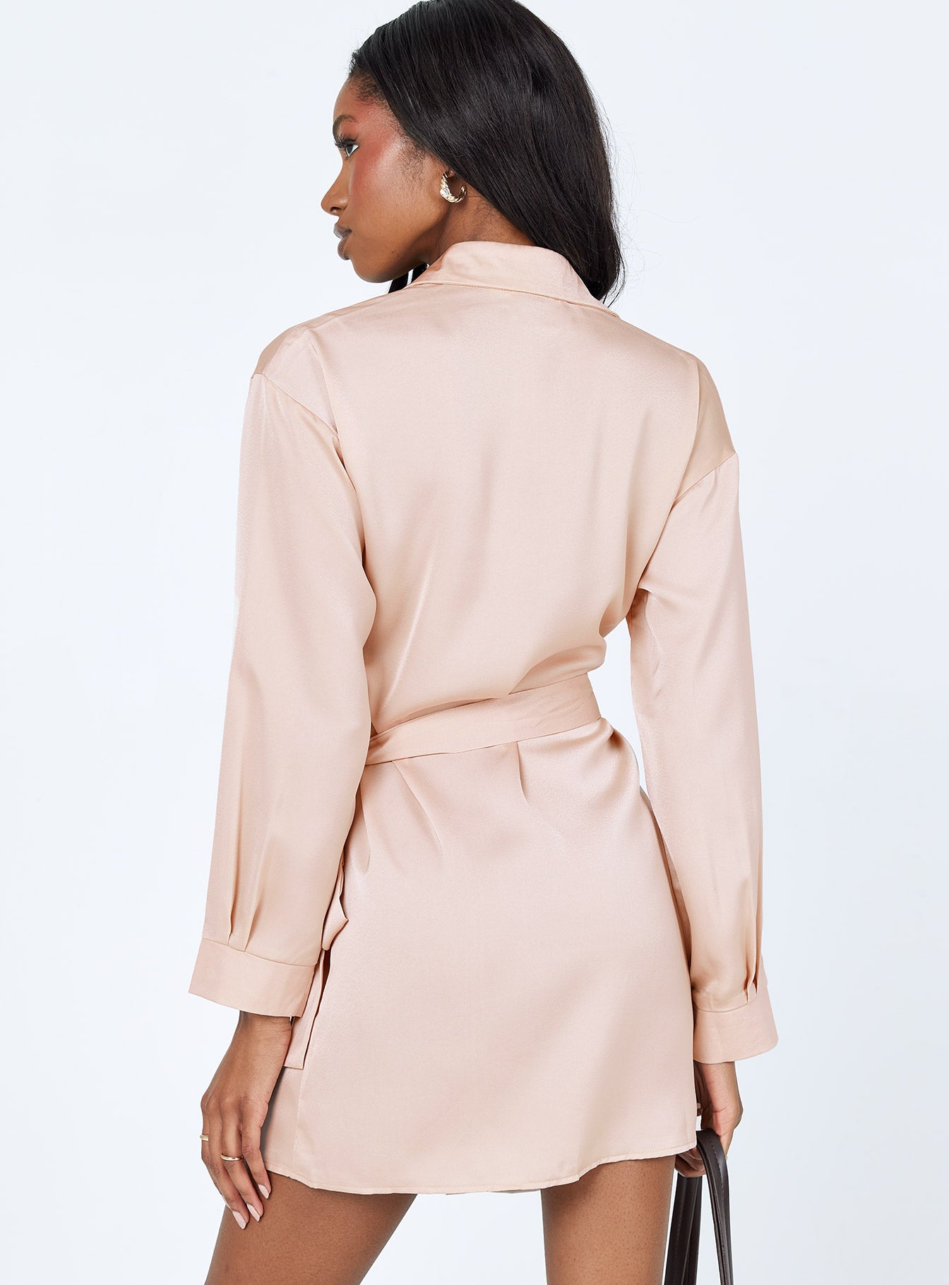 Ryker Mini Dress Beige - Image 4