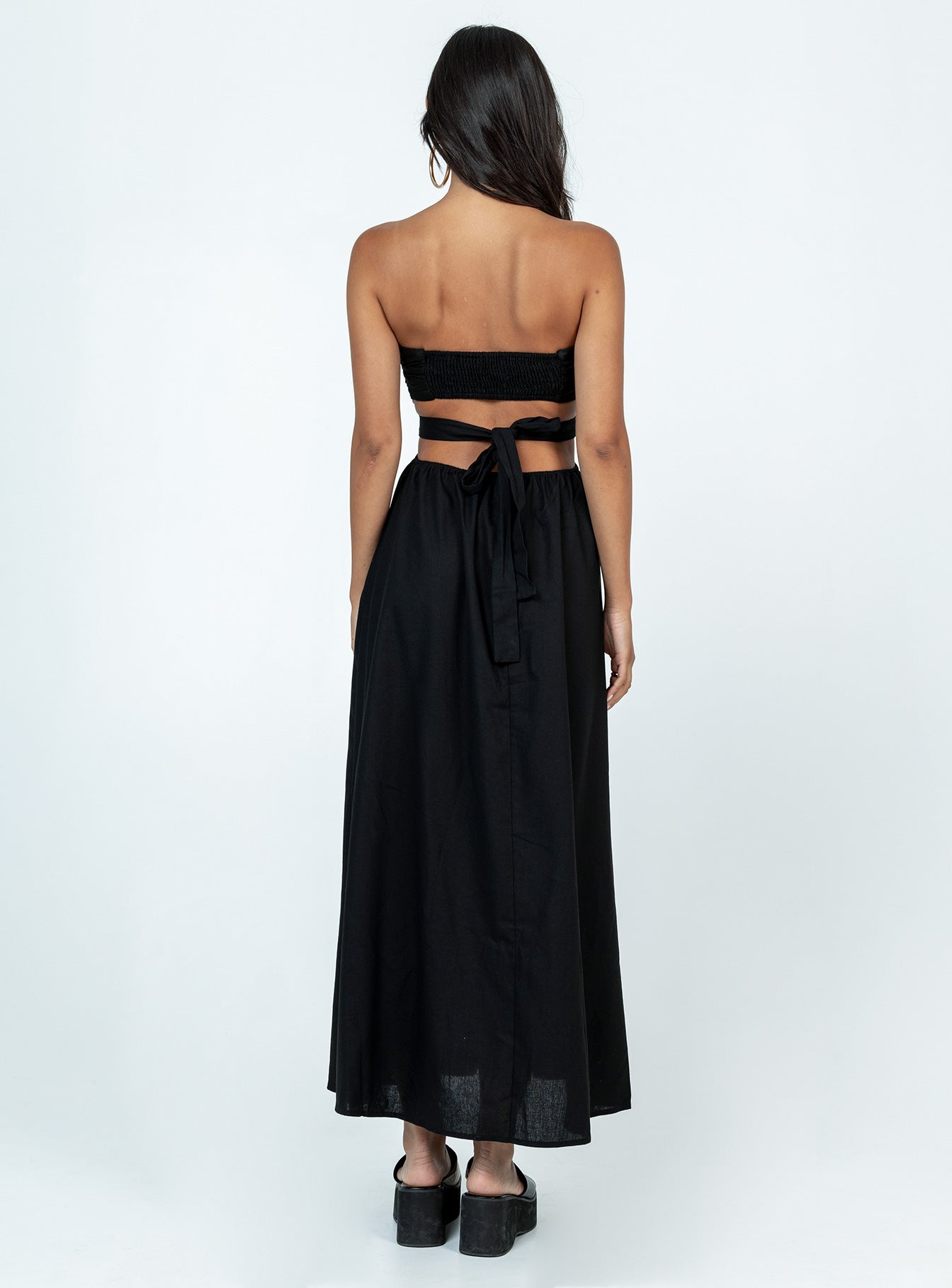 Kat Maxi Dress Black - Image 5