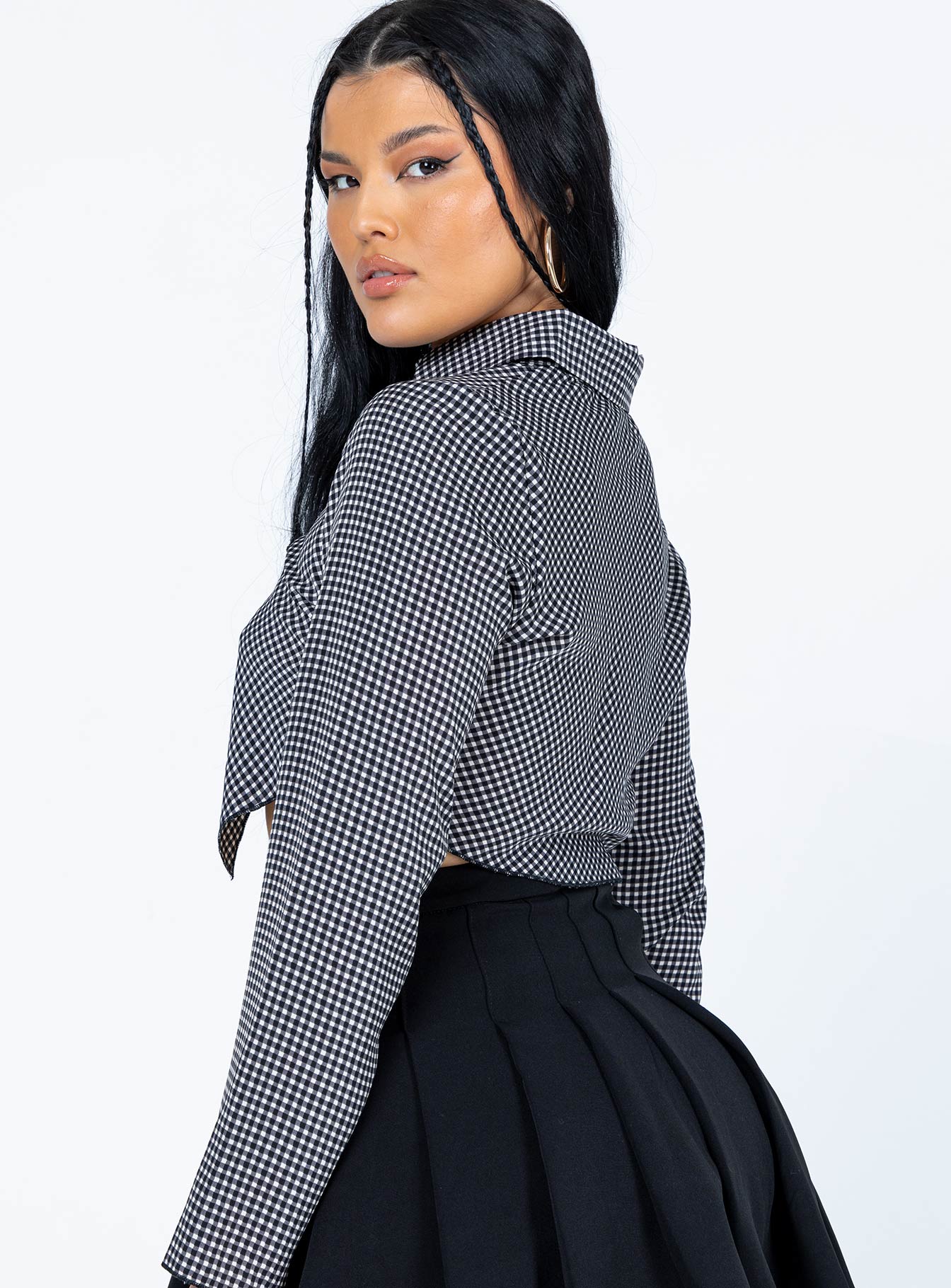 Nina Long Sleeve Top Black - Image 4