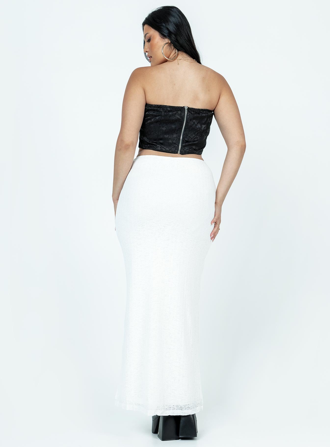 Maynard Maxi Skirt White - Image 5
