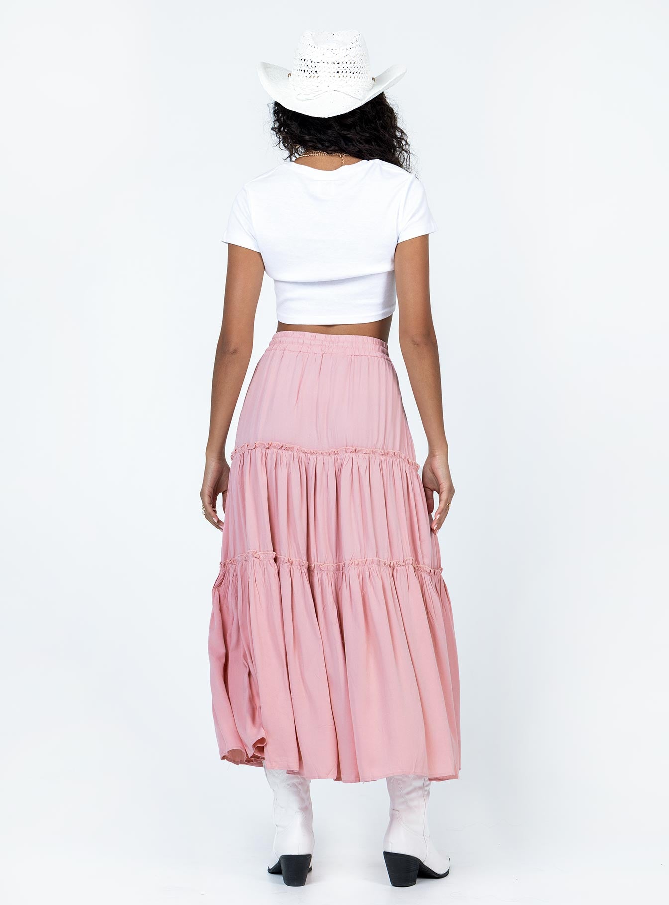 Tammie Maxi Skirt Pink - Image 4