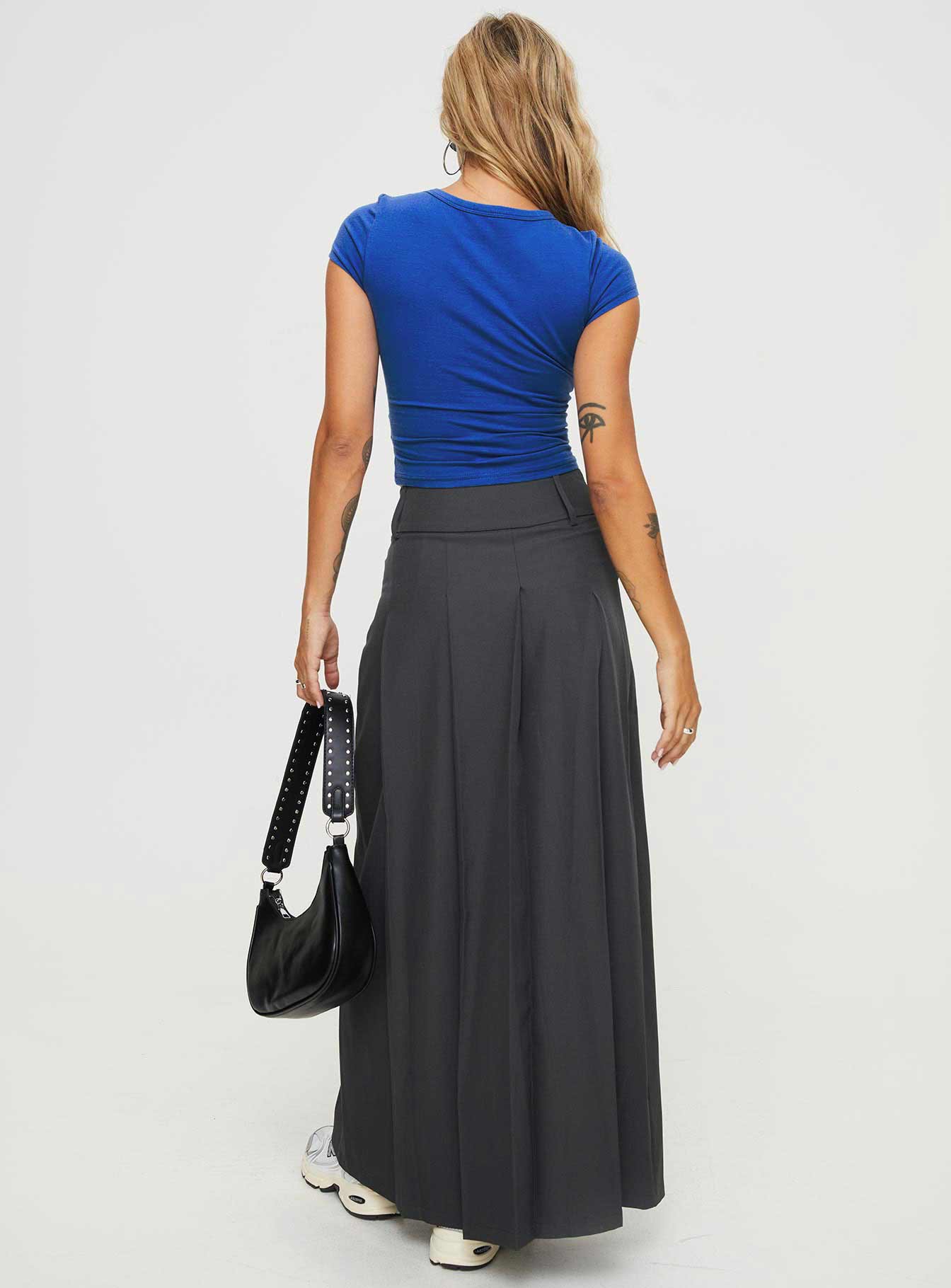 Boss Girl Maxi Skirt Slate - Image 5