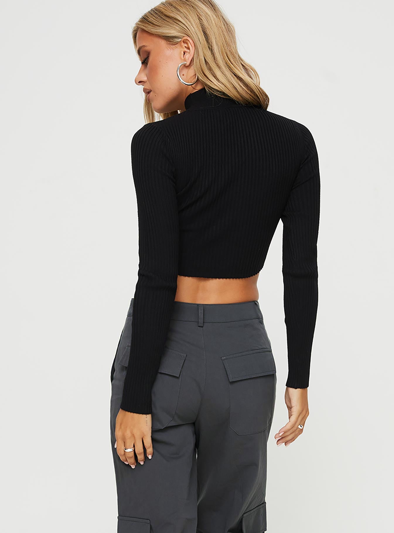 Engler Long Sleeve Top Black - Image 5