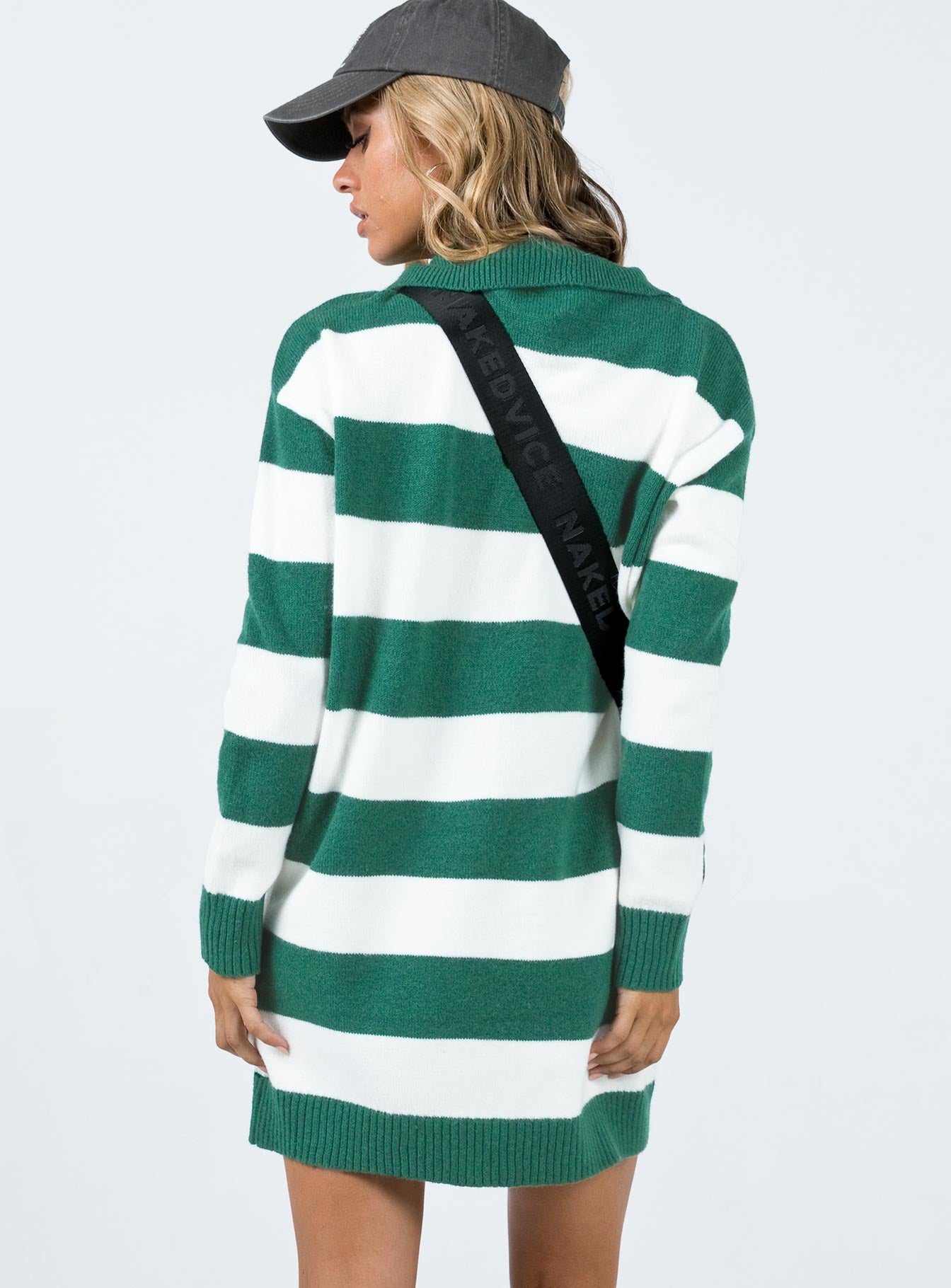 Hampton Sweater Dress Green - Image 5