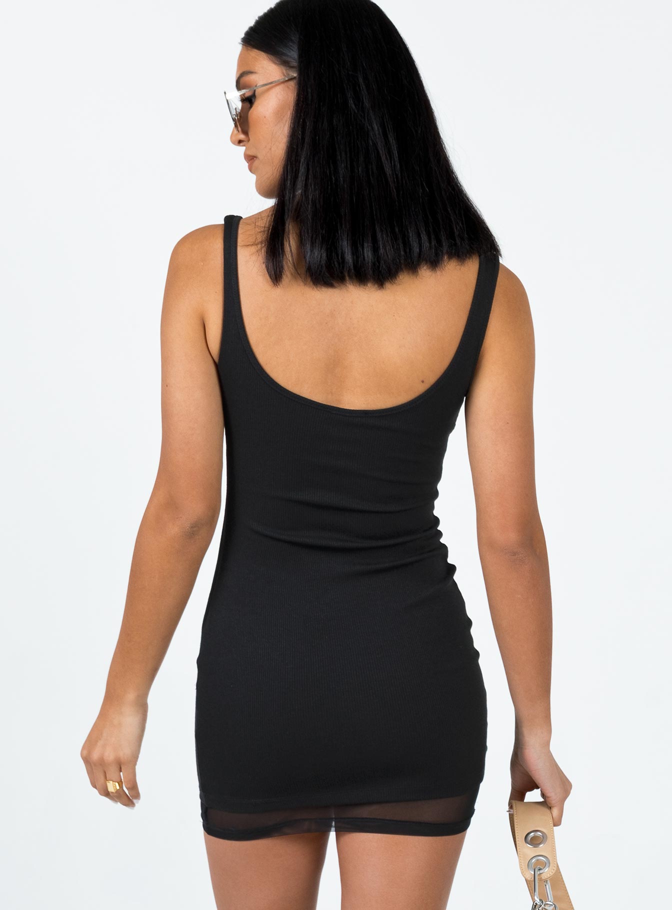 Jenney Mini Dress Black - Image 5