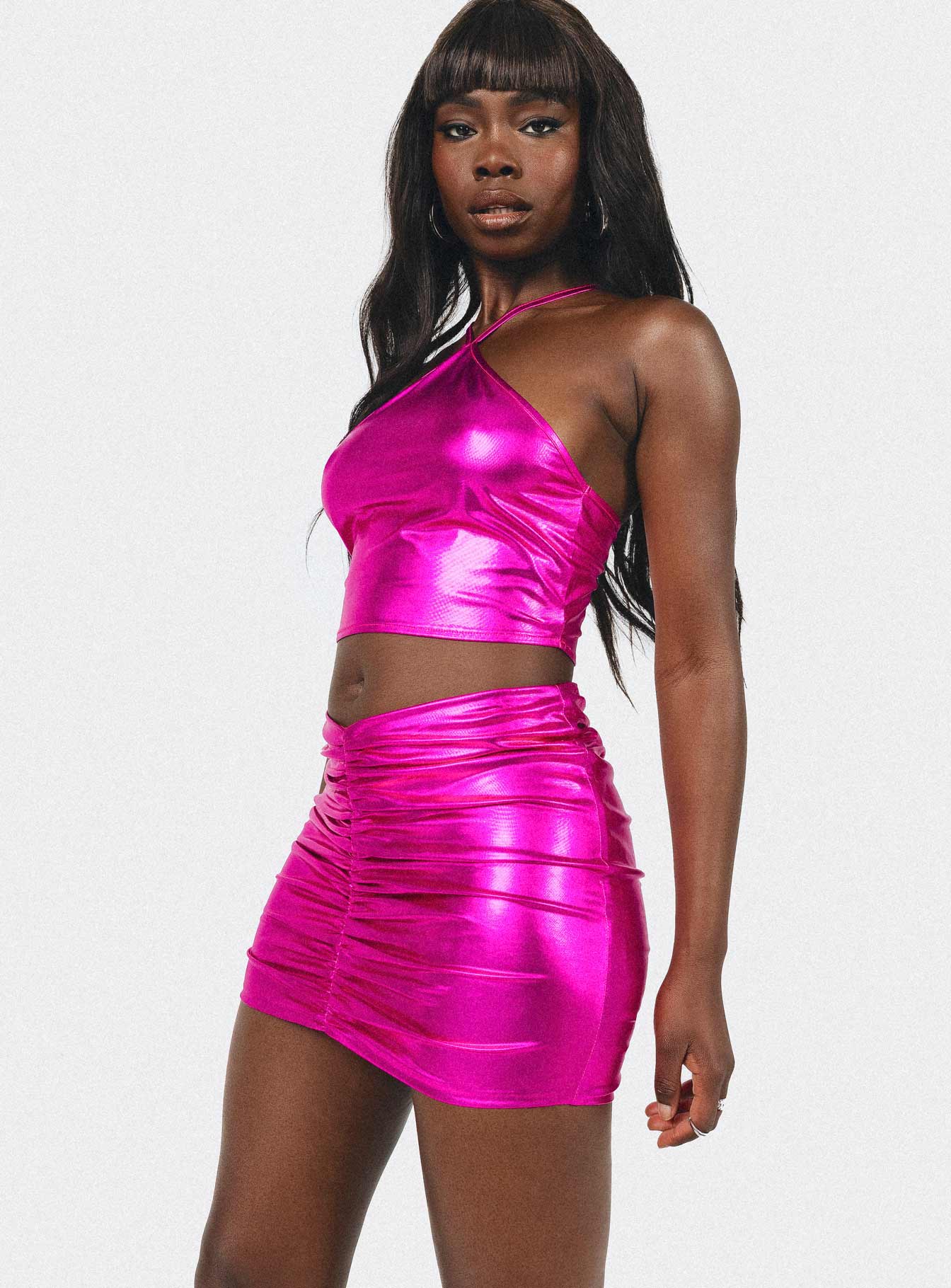 Okinya Mini Skirt Pink - Image 3