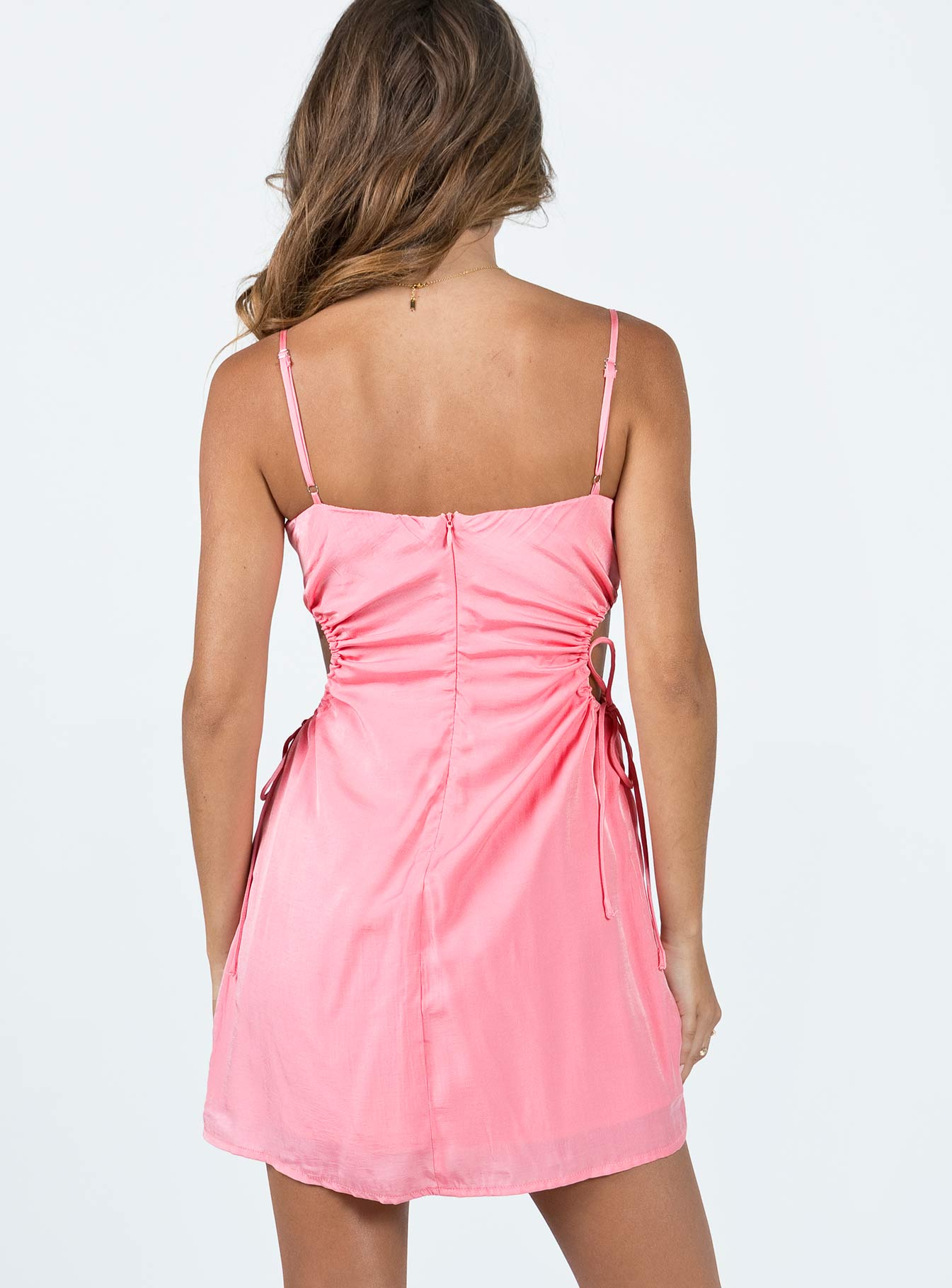 Hazel Mini Dress Pink - Image 8