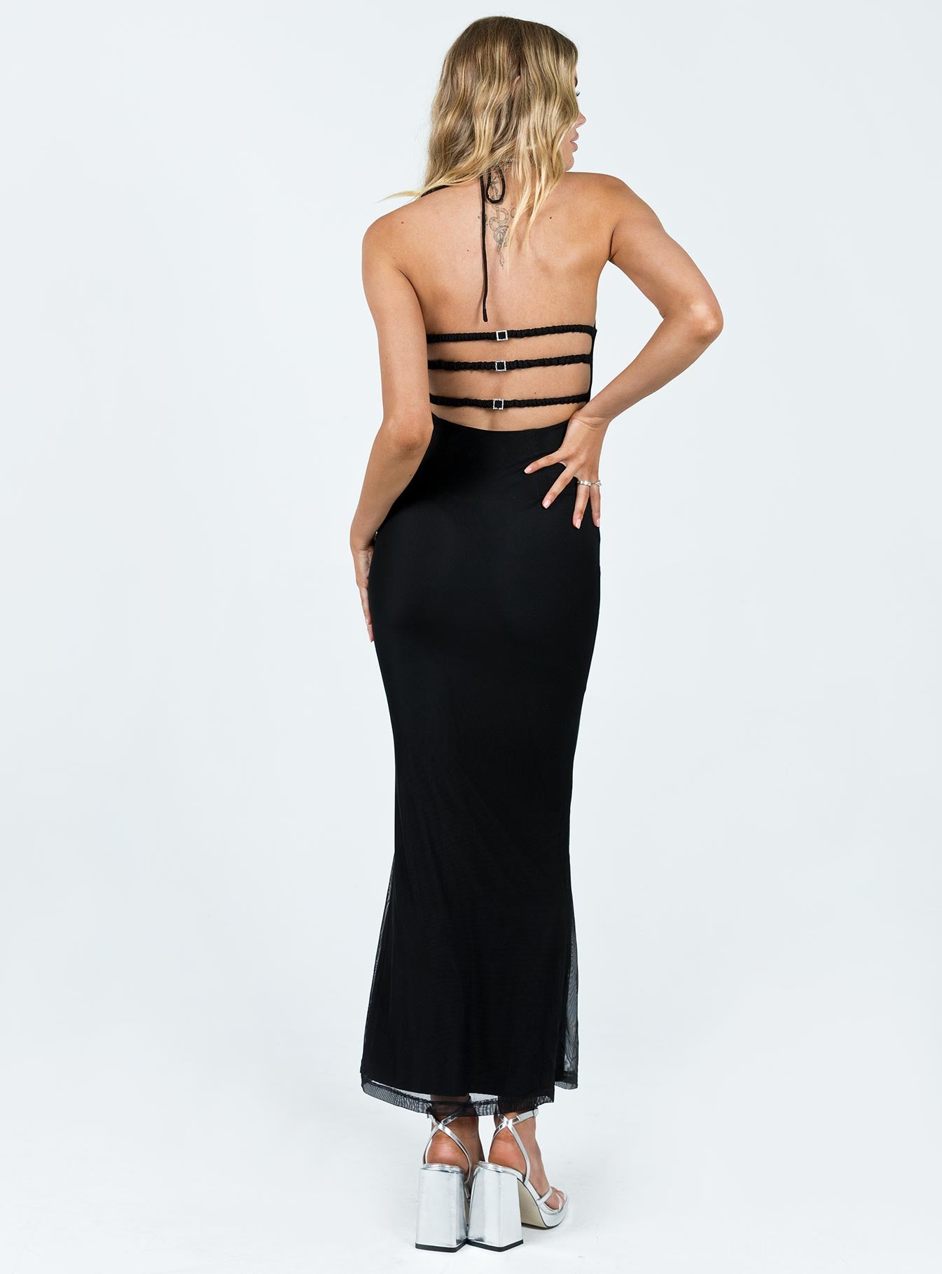 Malvern Maxi Dress Black - Image 5