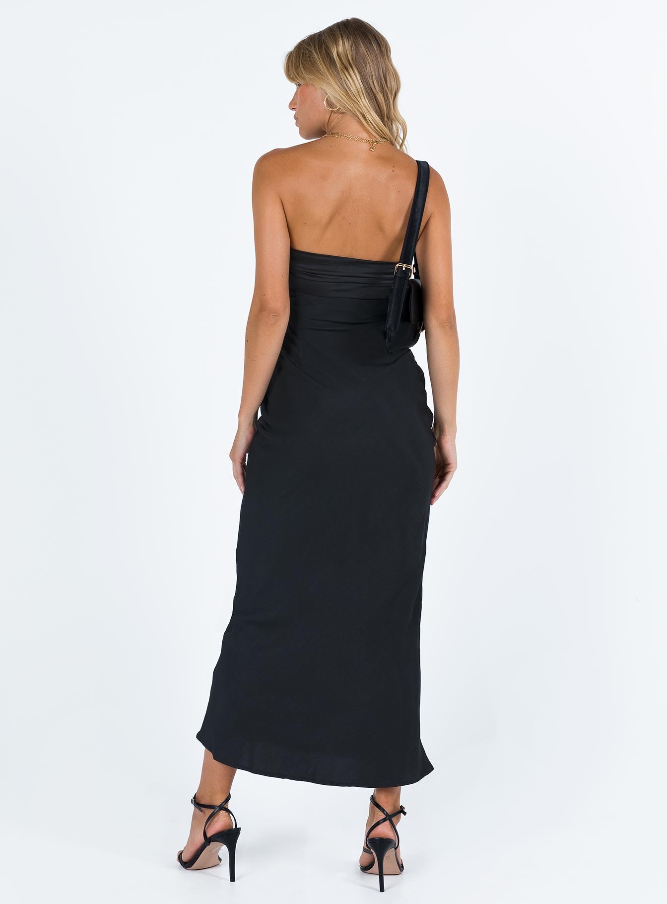 Abeila Midi Dress Black - Image 5