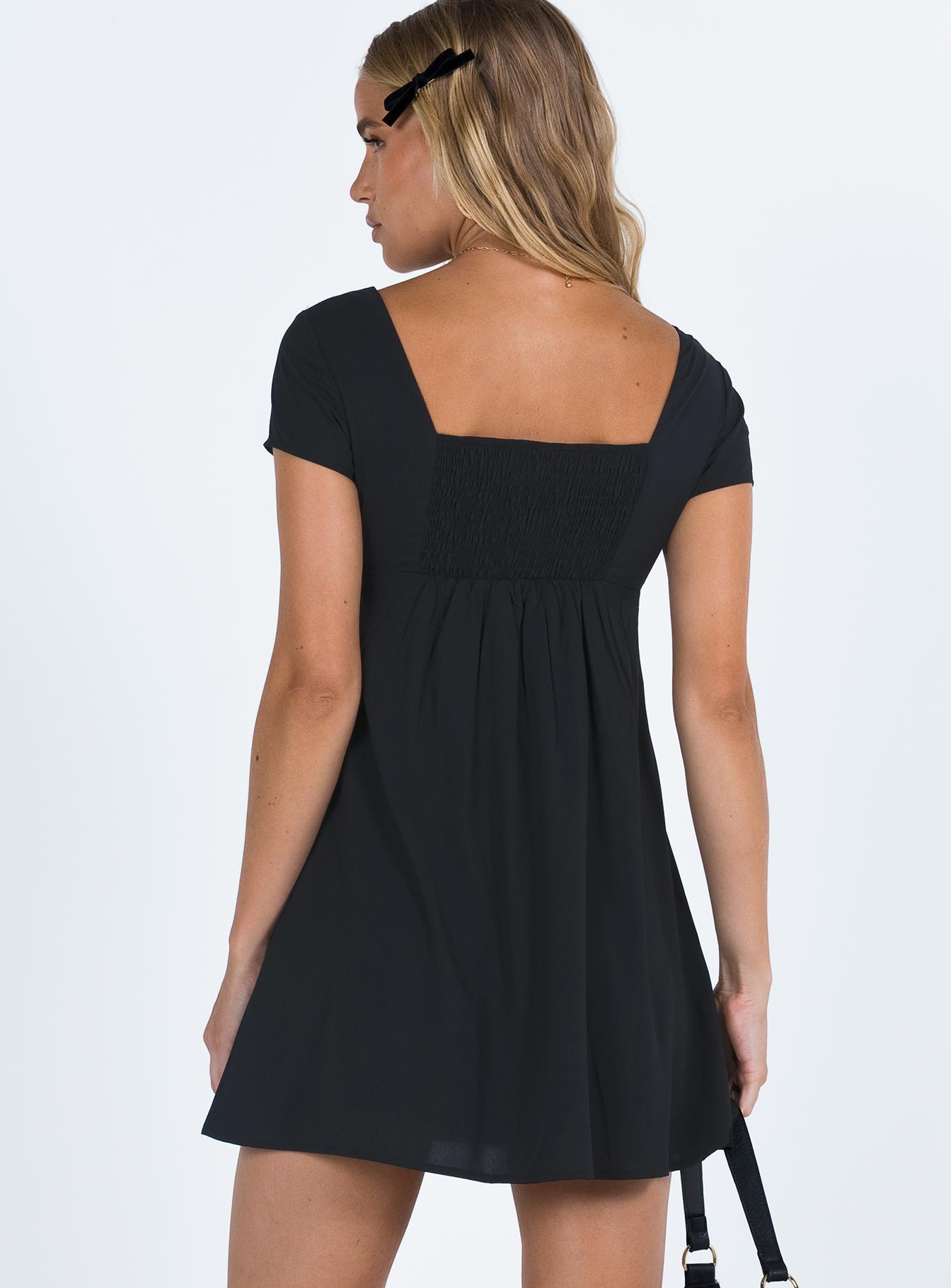 Glenore Mini Dress Black - Image 5