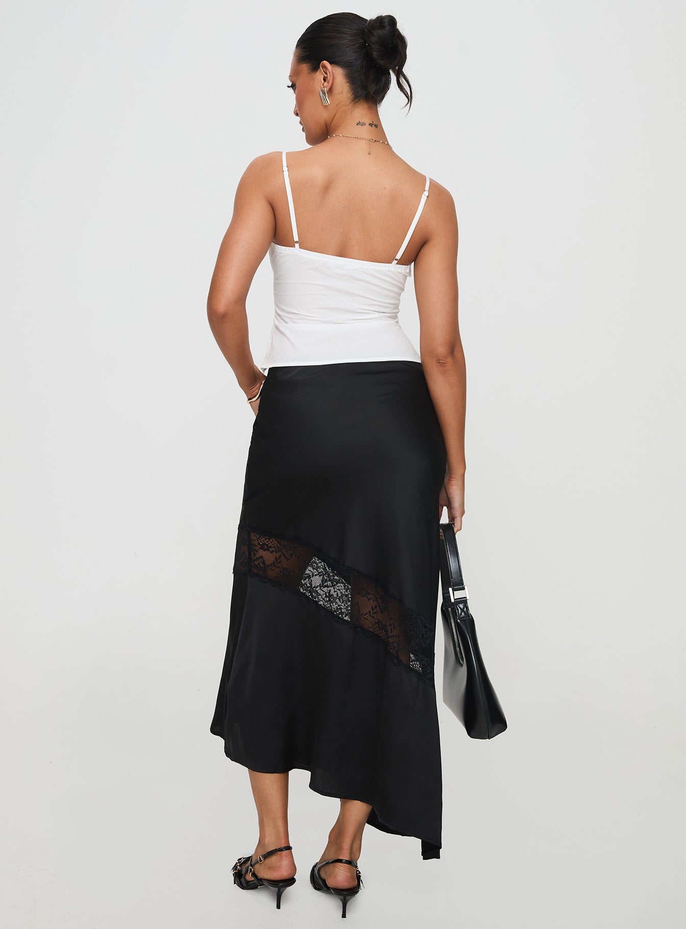 Carrion Lace Maxi Skirt Black - Image 5