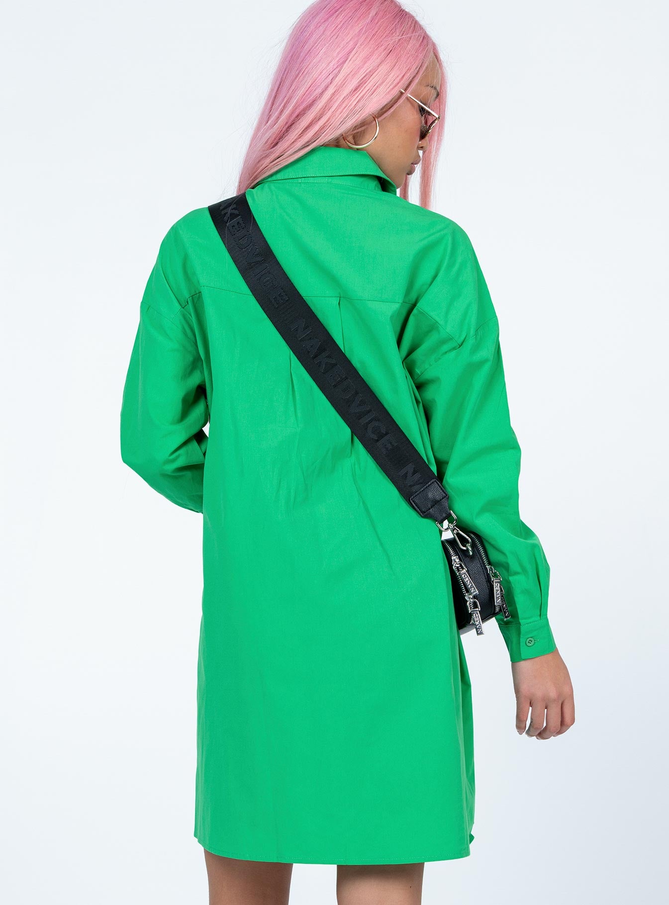 Emersyn Mini Dress Green - Image 4