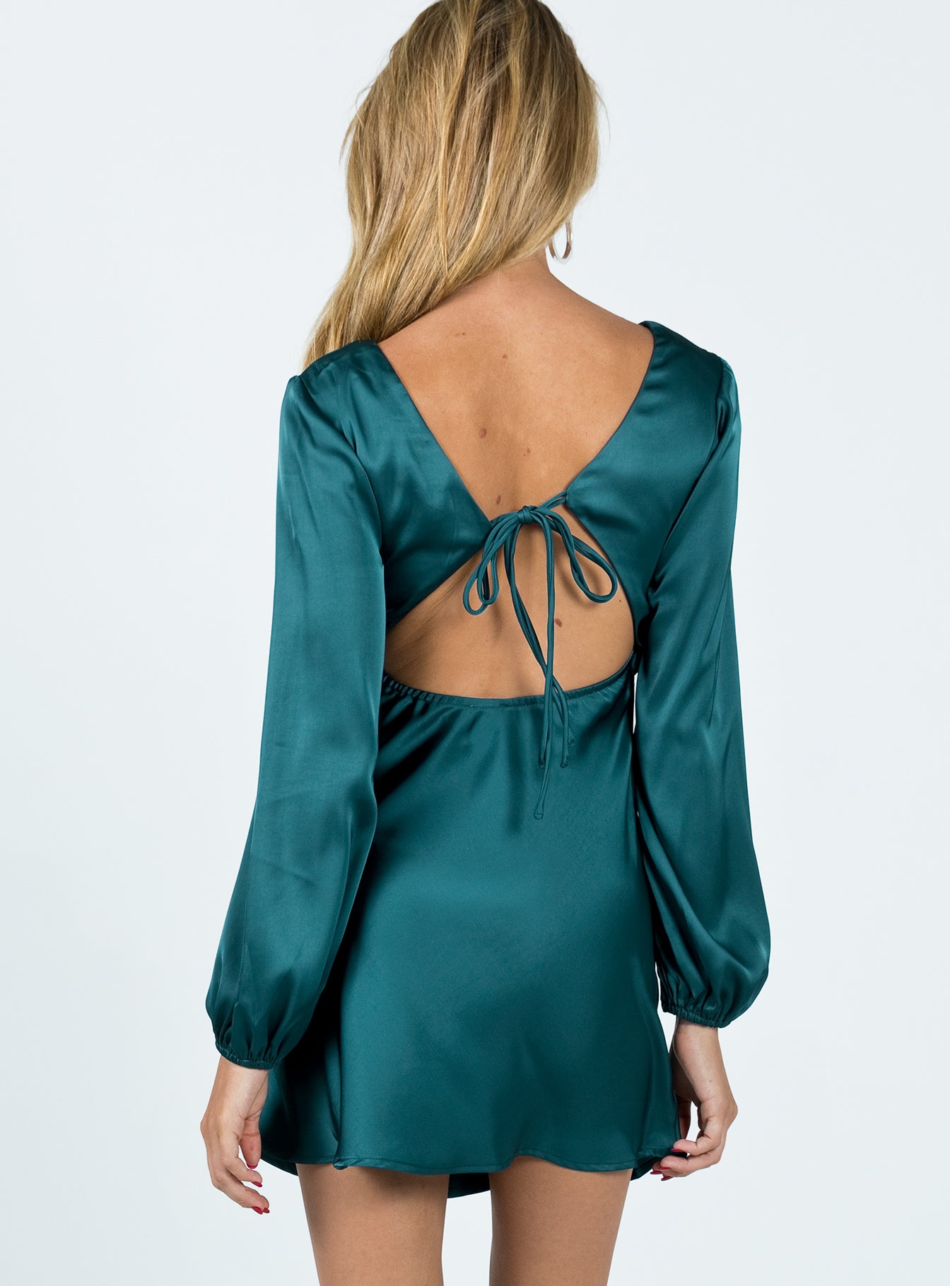 Kayce Long Sleeve Mini Dress Navy - Image 4