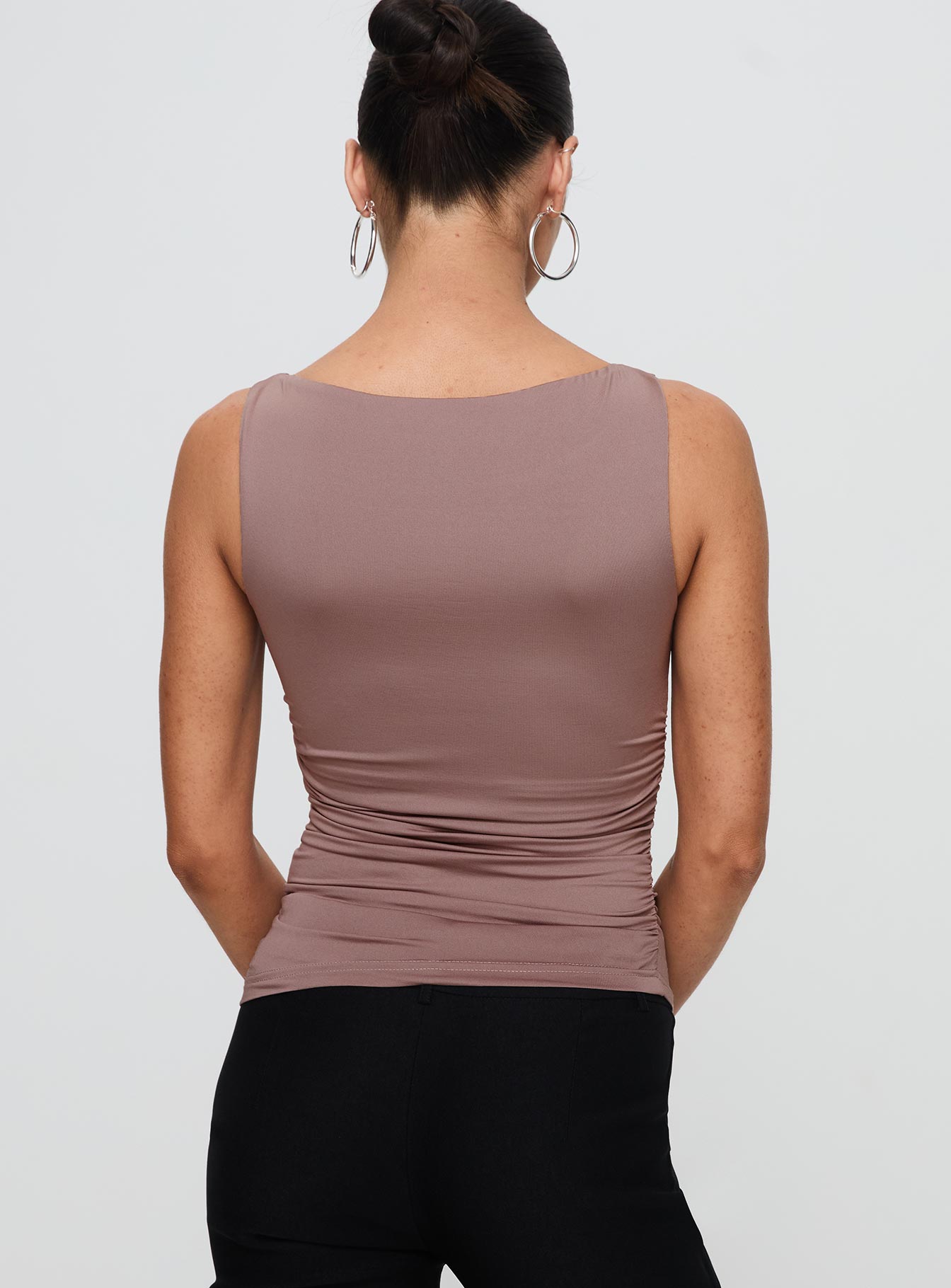 Kind To Another Ruched Top Mauve - Image 5