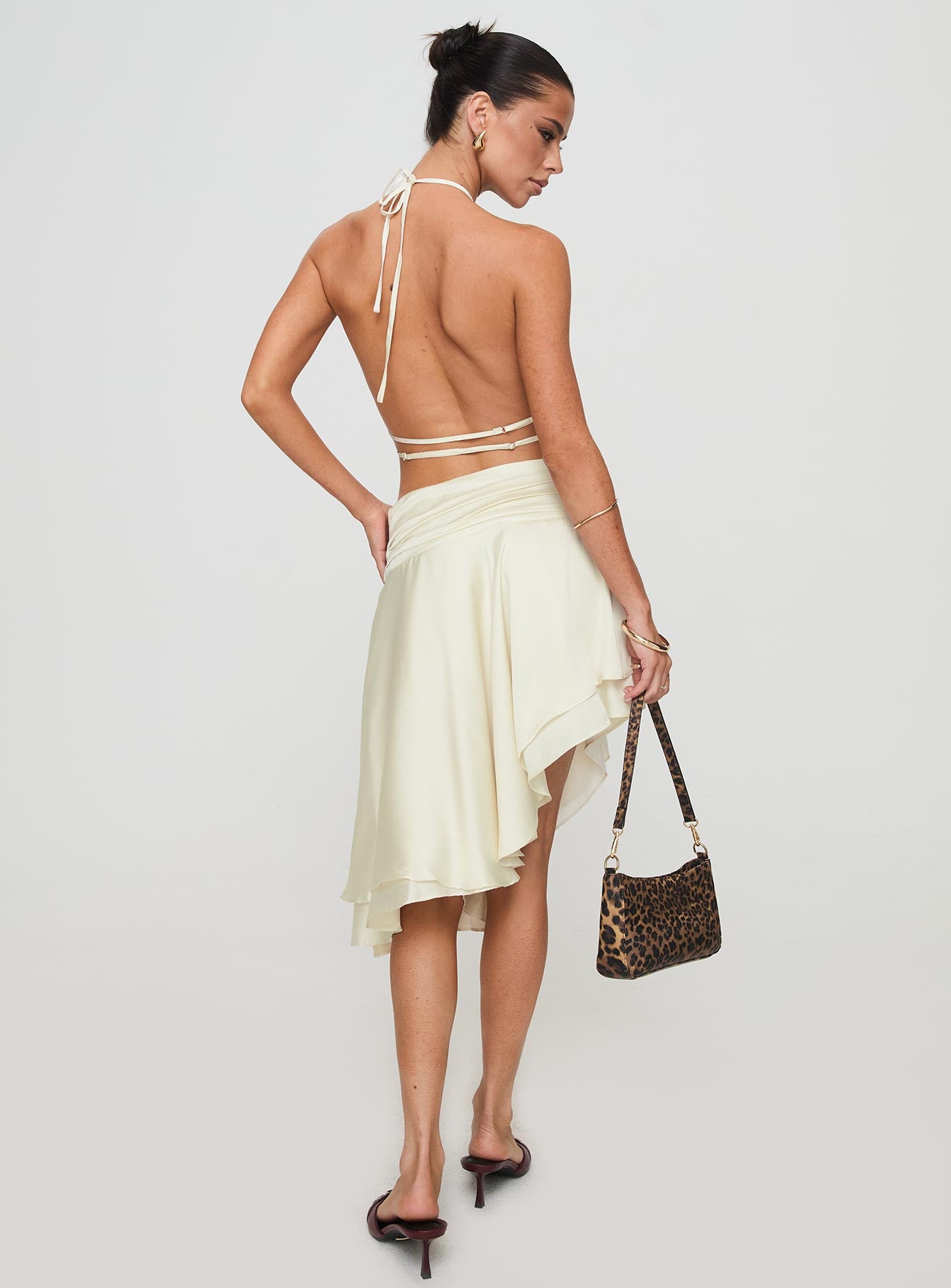 Legacy Midi Skirt Ivory - Image 5