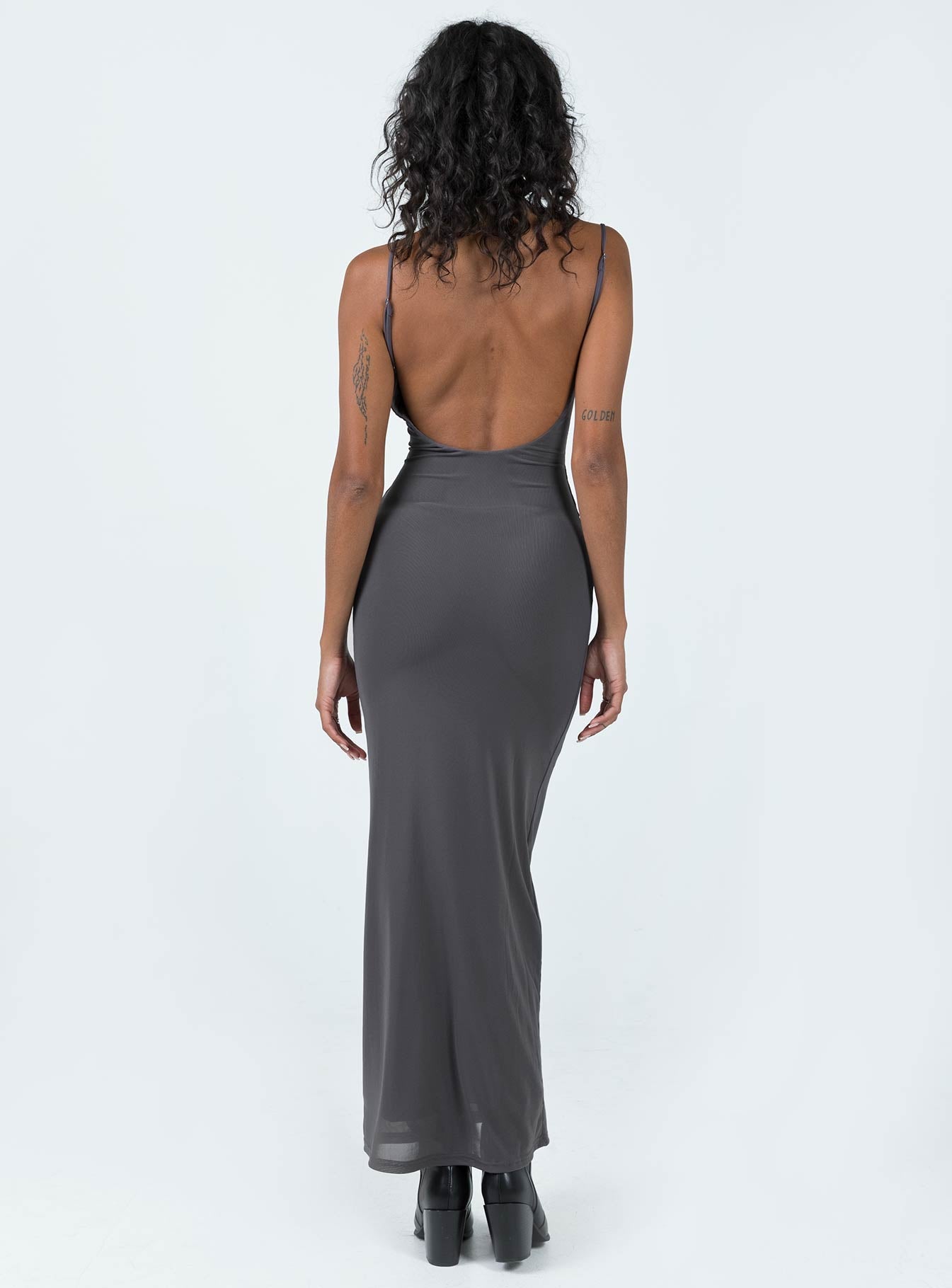 Knox Maxi Dress Slate - Image 5