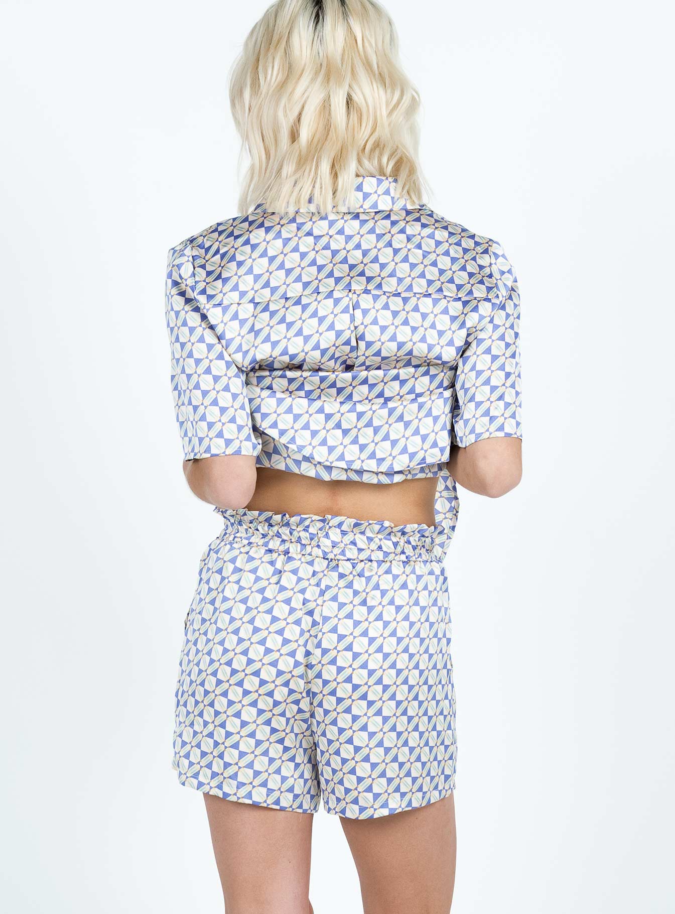 Gilda Shorts Blues Geo - Image 5