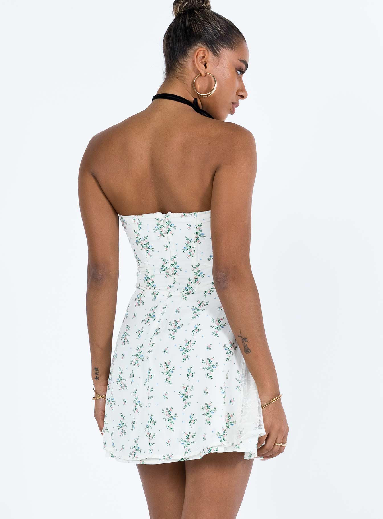 Peroli Corset Mini Dress Floral - Image 6