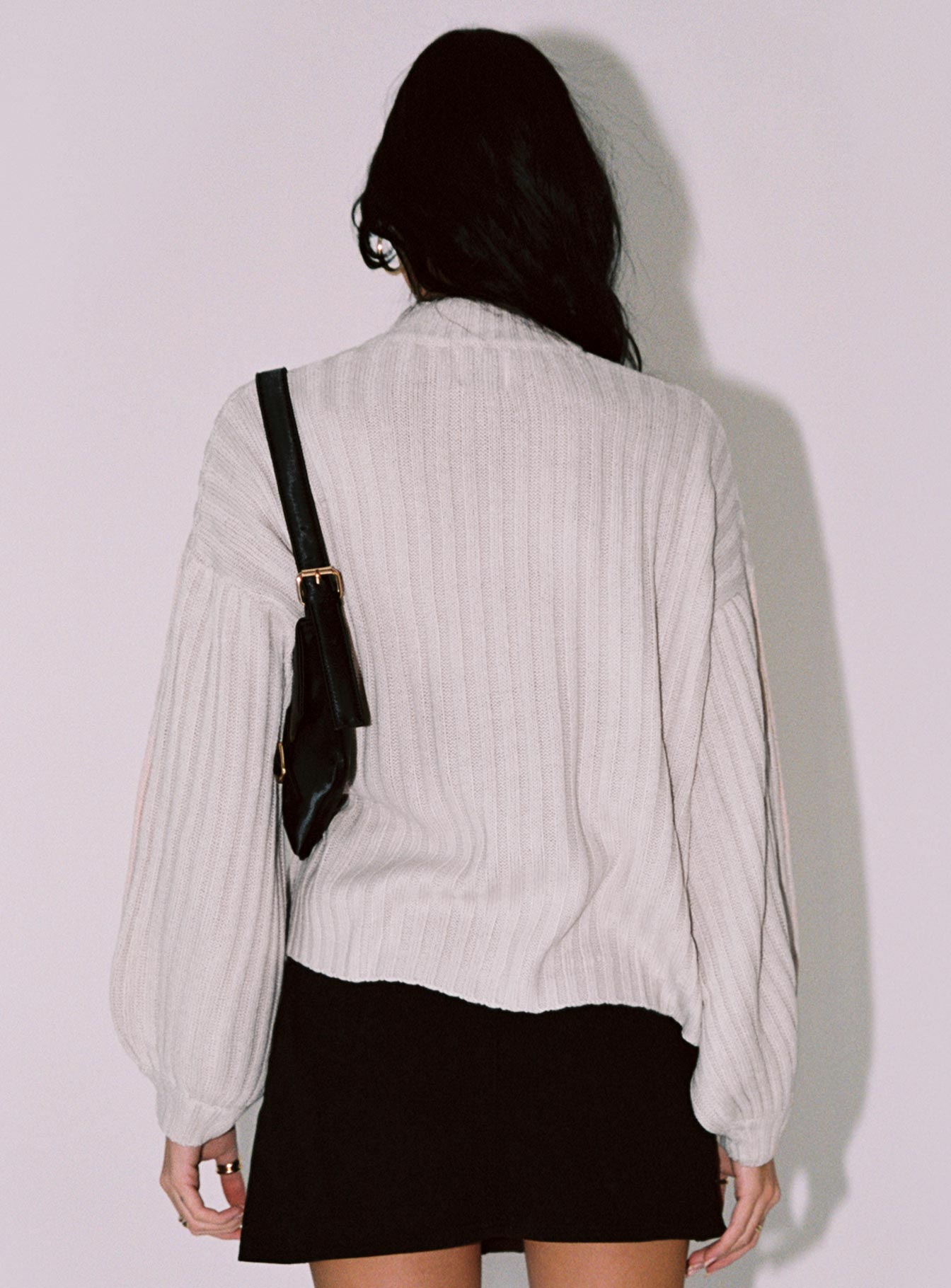 Innerbloom Oversized Sweater Beige - Image 5