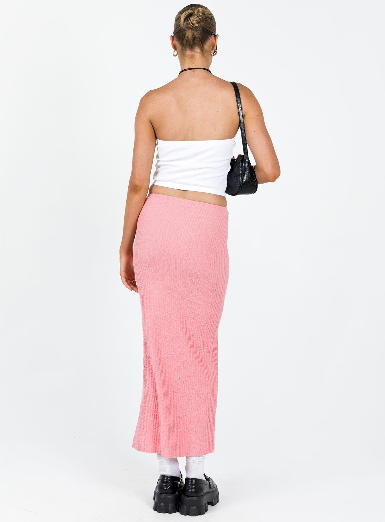 Jaynee Maxi Skirt Pink - Image 4